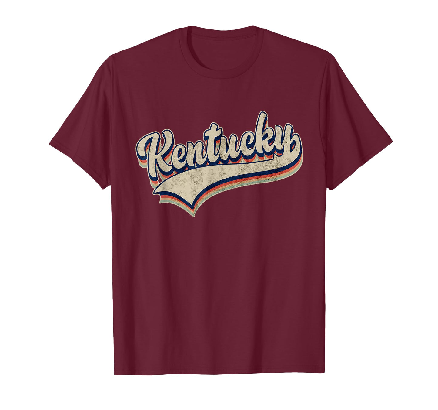 Distressed Kentucky Pride Name Vintage Retro T-Shirt