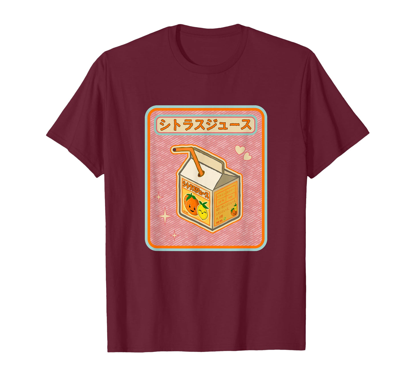 Kawaii Japanese Anime and Manga Orange Juice Box T-Shirt