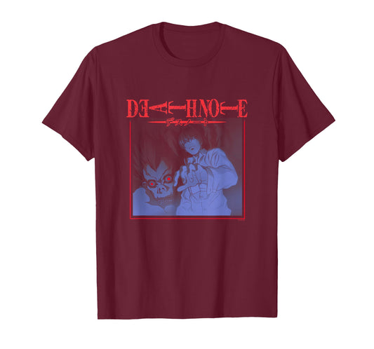 Death Note Light and Ryuk with Logo Anime T-Shirt