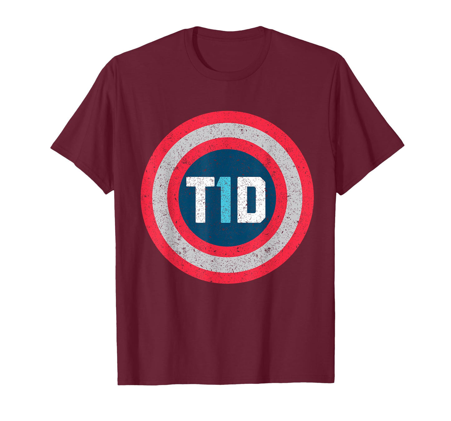 T1D Diabetic Type 1 Diabetes Awareness Men Women Kid T-Shirt
