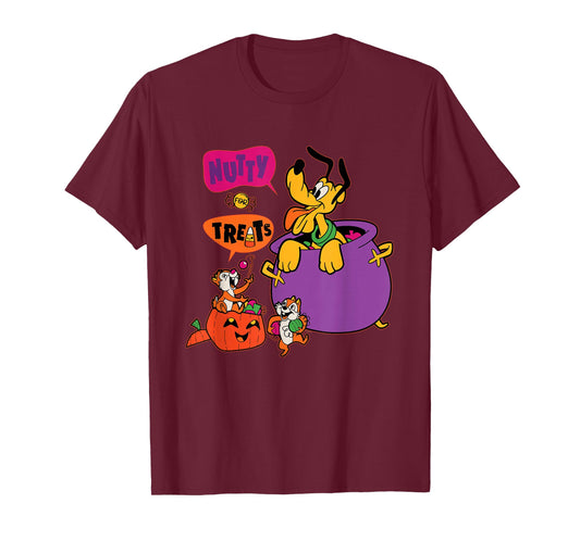 Disney Pluto and Chip 'n' Dale Nutty for Treats Halloween T-Shirt