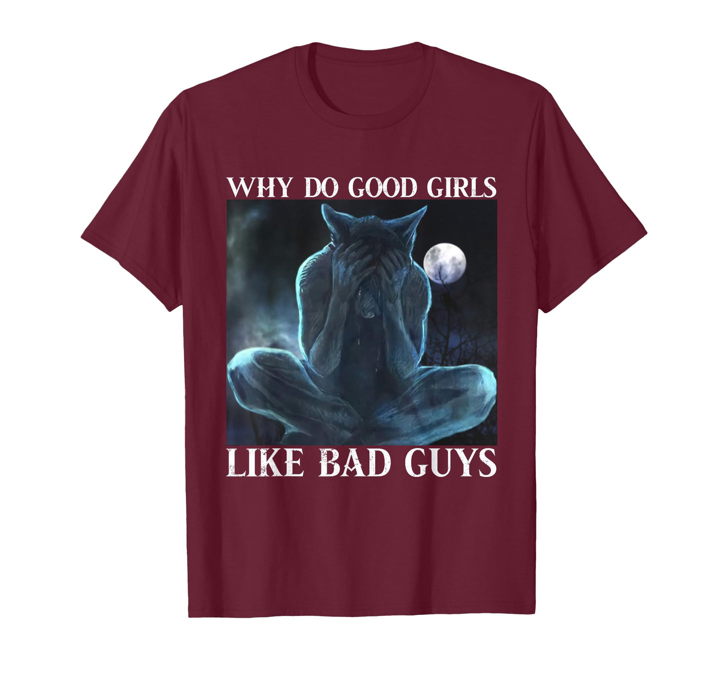 Werewolf Ripping Meme Alpha Wolf Werewolf Literally Me T-Shirt
