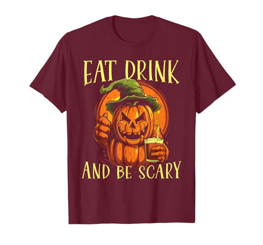 Halloween Beer Drinker Trick Or Treat Spooky Alcoholic T-Shirt