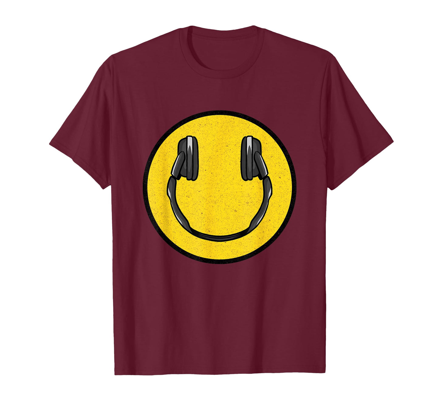 Love The 90's Retro Vintage Headphones Smile Grunge Music DJ T-Shirt