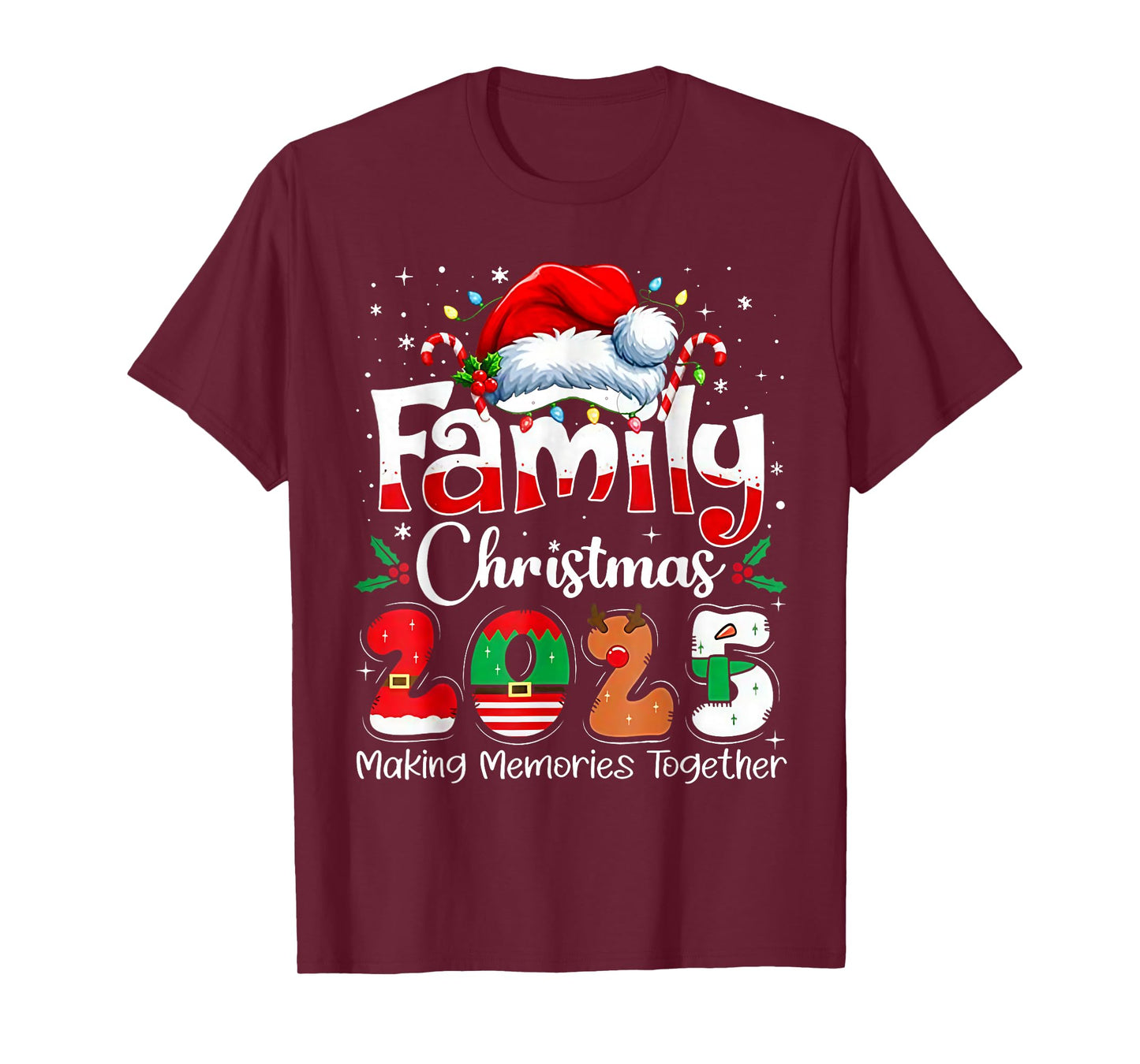 Family Christmas 2025 Christmas Squad Xmas Matching Pajamas T-Shirt
