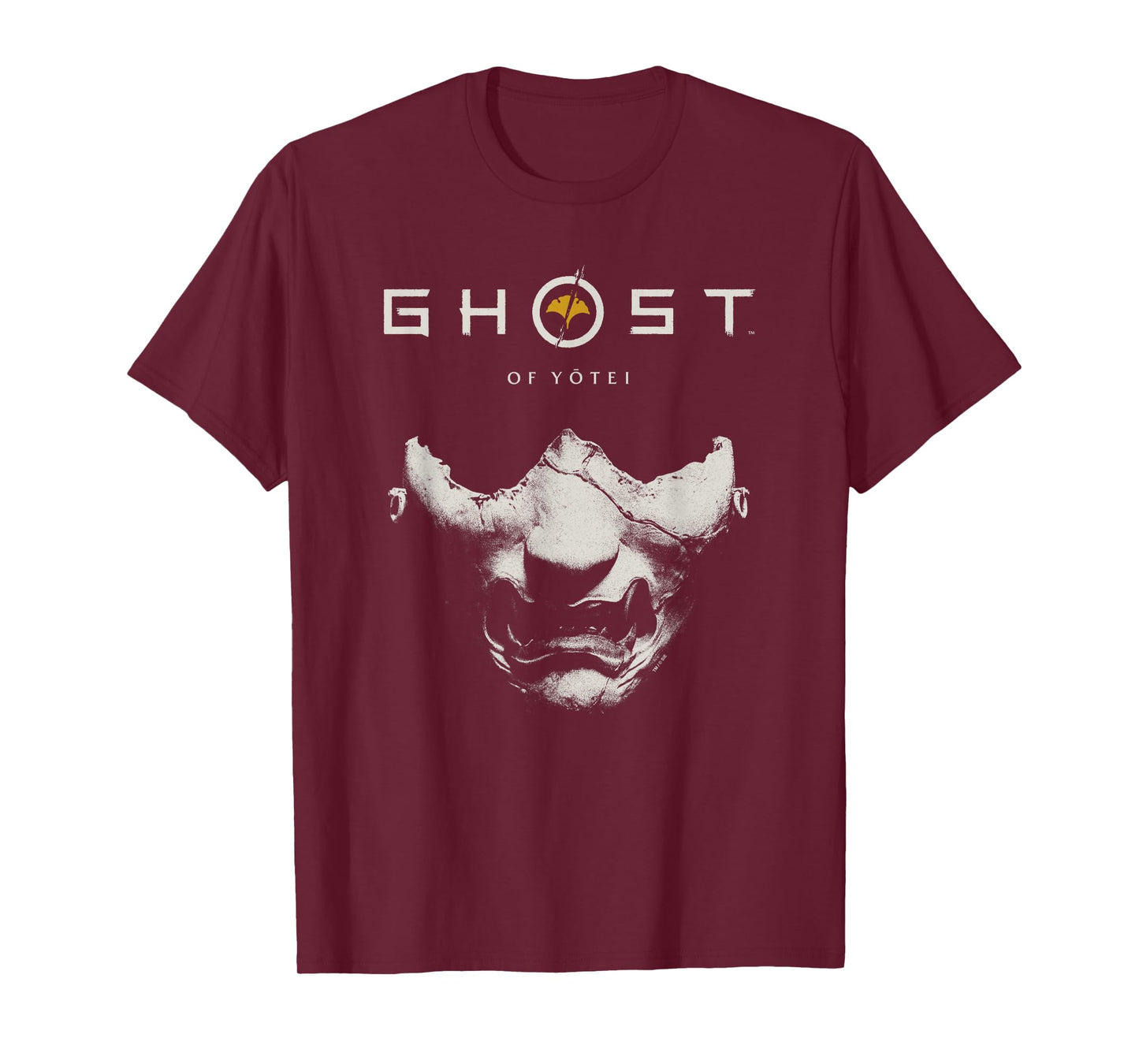 Ghost of Yotei Samurai Mask with Logo Video Game T-Shirt