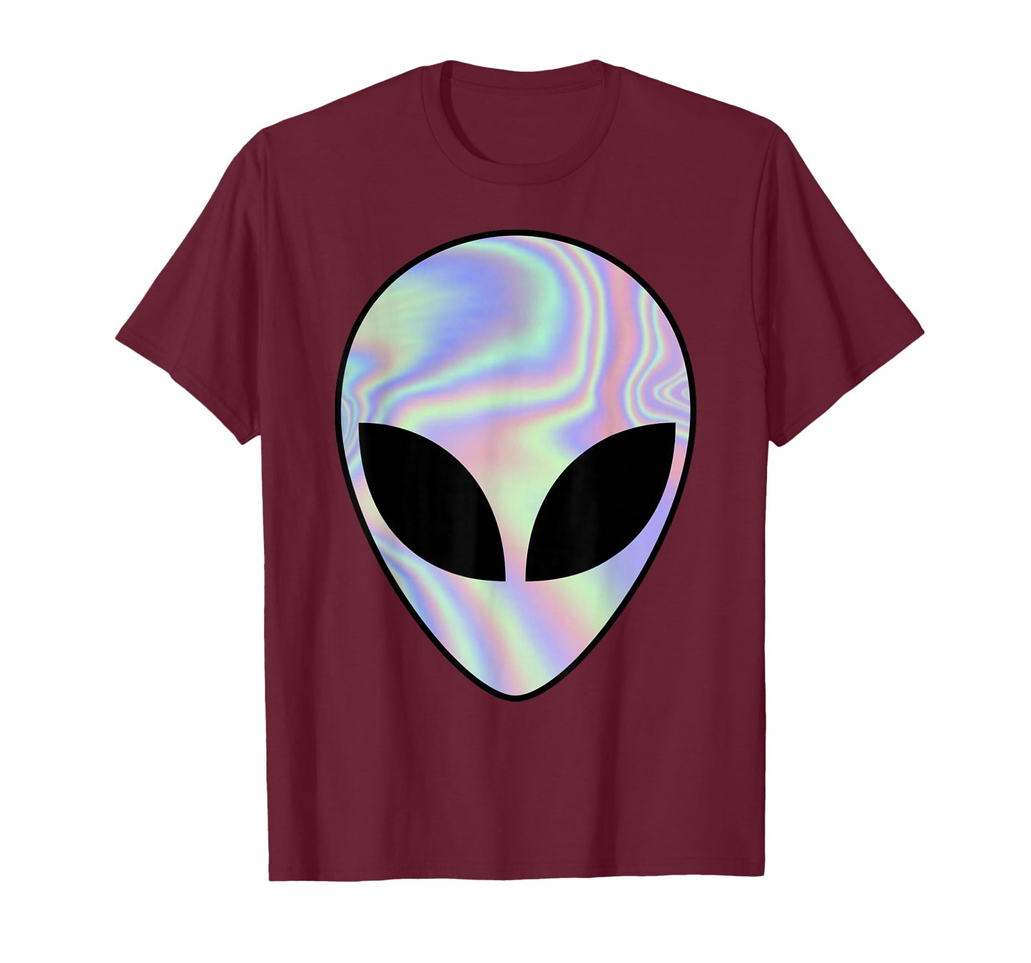 Alien Head Colorful Alien Rave Believe Ufo T-Shirt