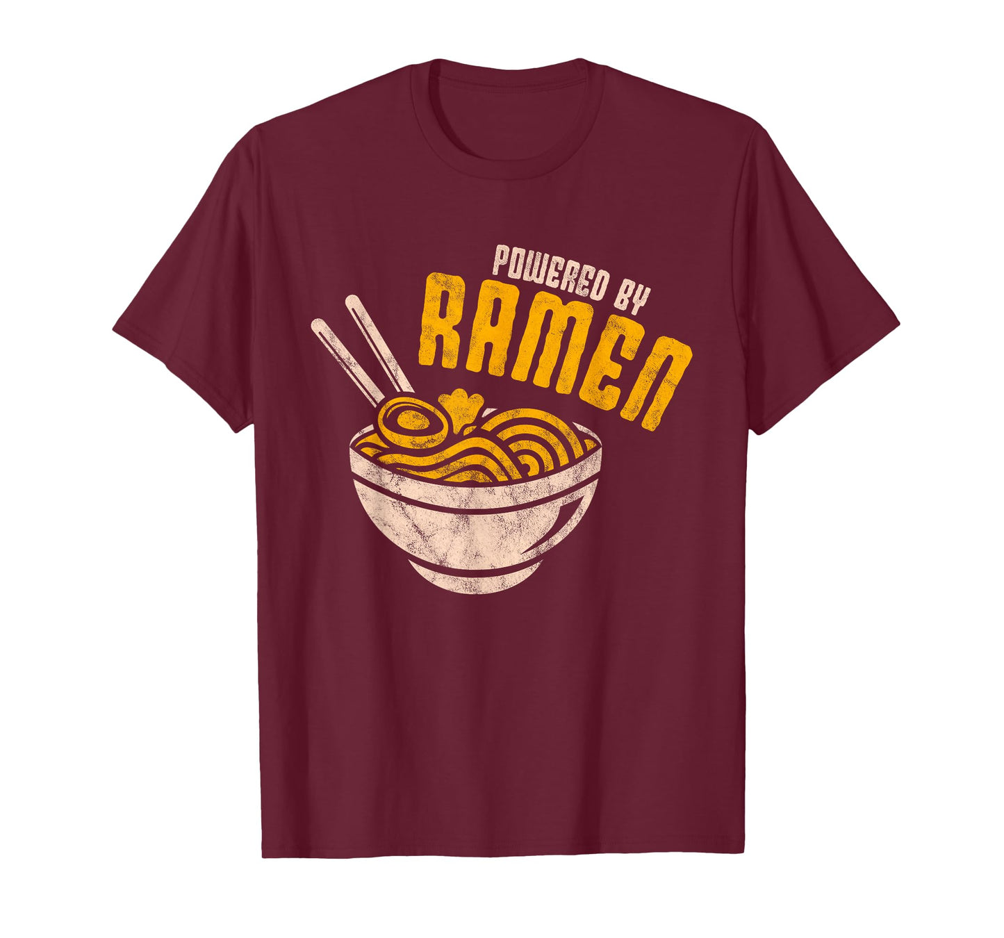 Powered by Ramen Japanese Love Anime Noodles T-Shirt