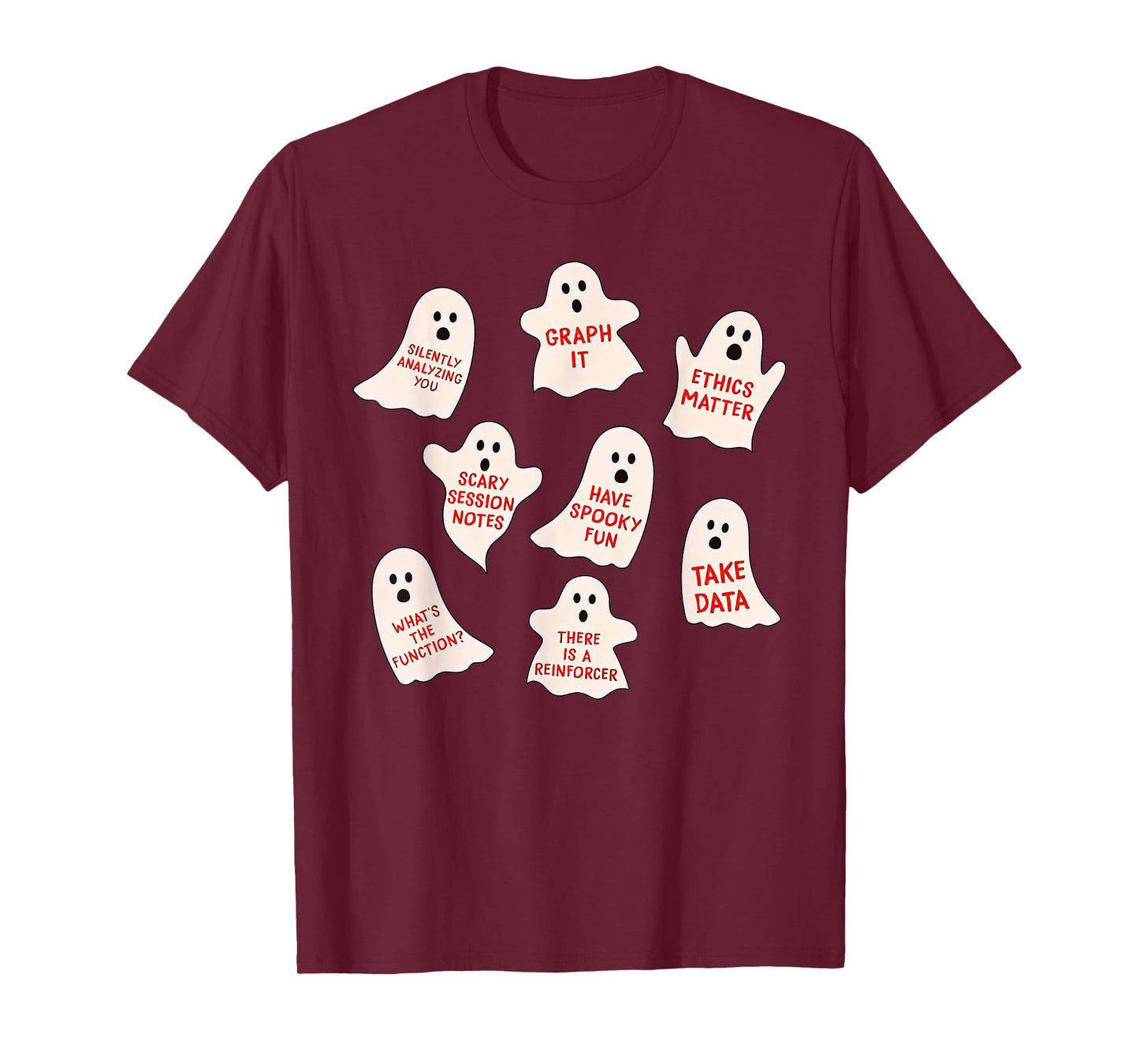 ABA Halloween Behavior Fall Applied Behavior Analysis T-Shirt