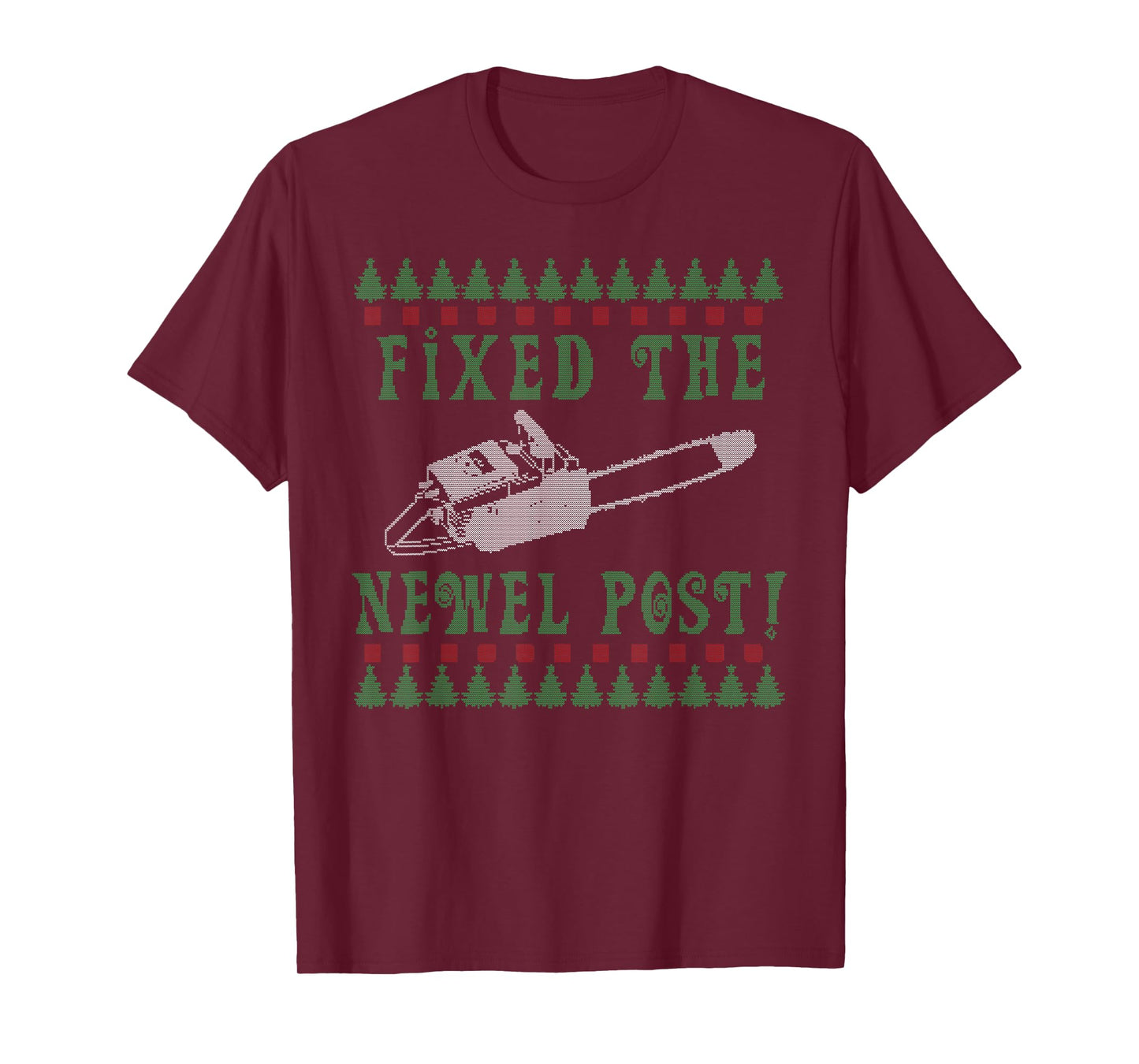 Funny Chainsaw Christmas Ugly Christmas Sweater T-Shirt