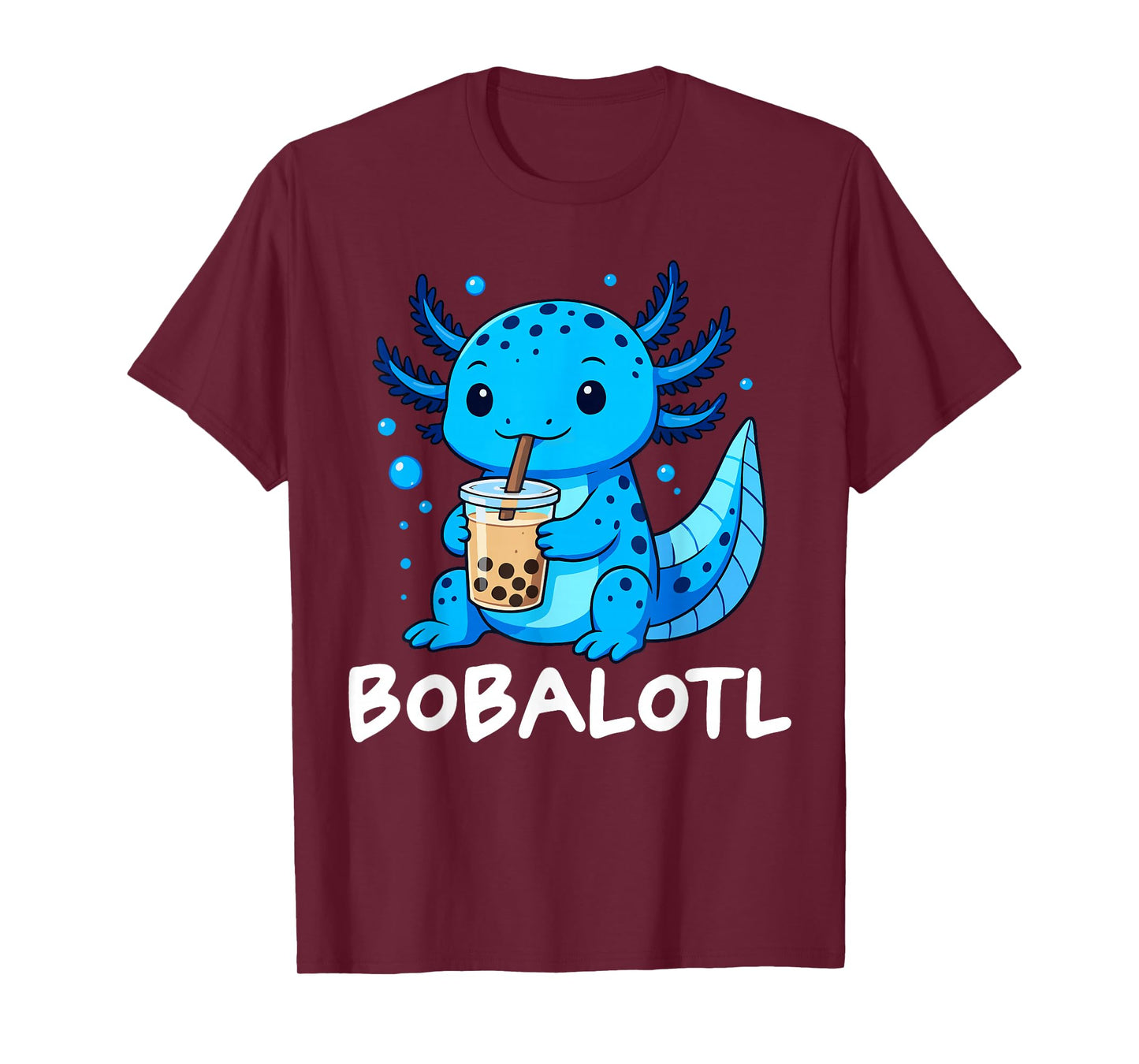 Bobalotl Axolotl Boba Tea T-Shirt