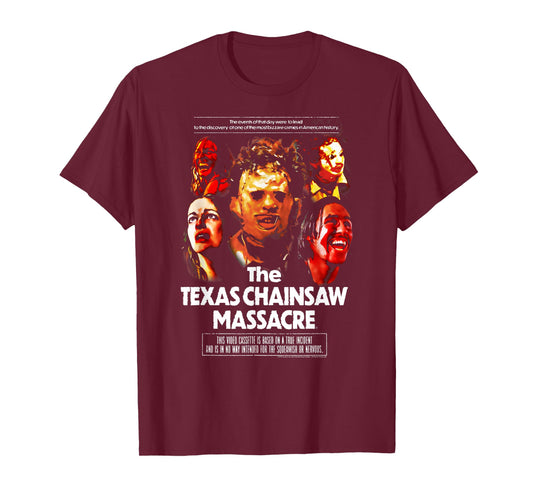 The Texas Chainsaw Massacre Horror Movie Poster T-Shirt
