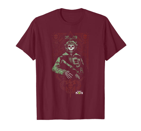 Call of Duty: Modern Warfare 2 Ghost Playing Card Portrait T-Shirt