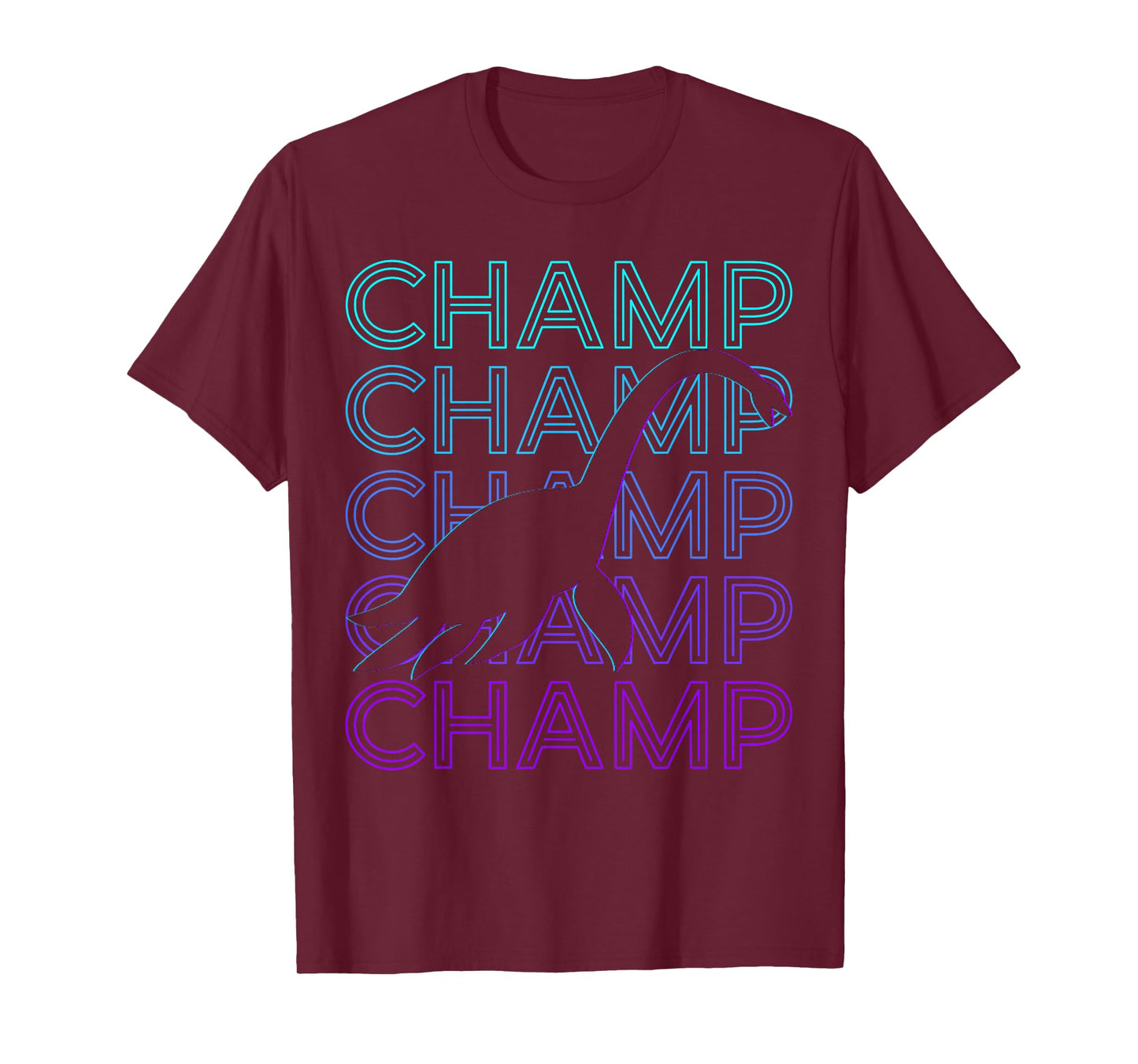 Champ Champy Lake Monster Retro T-Shirt