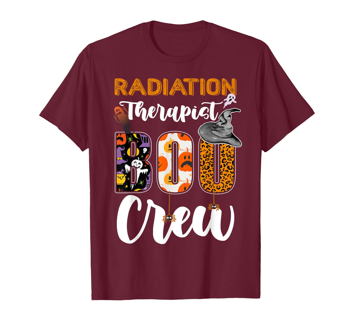 Radiation Therapist Boo Crew Ghost Therapy Halloween Match T-Shirt