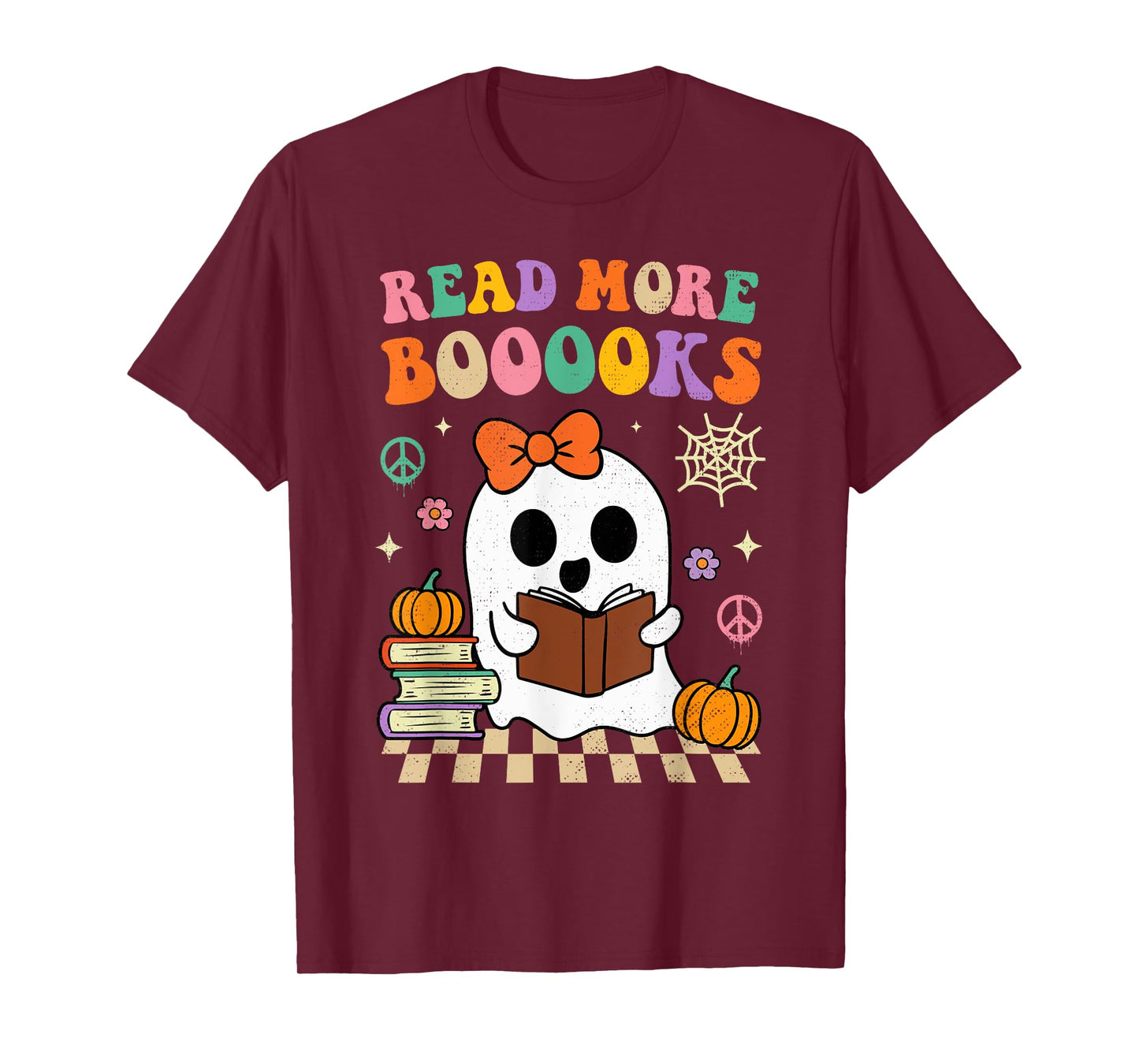 Groovy Read More Books Halloween Costume Girls Kids Toddler T-Shirt