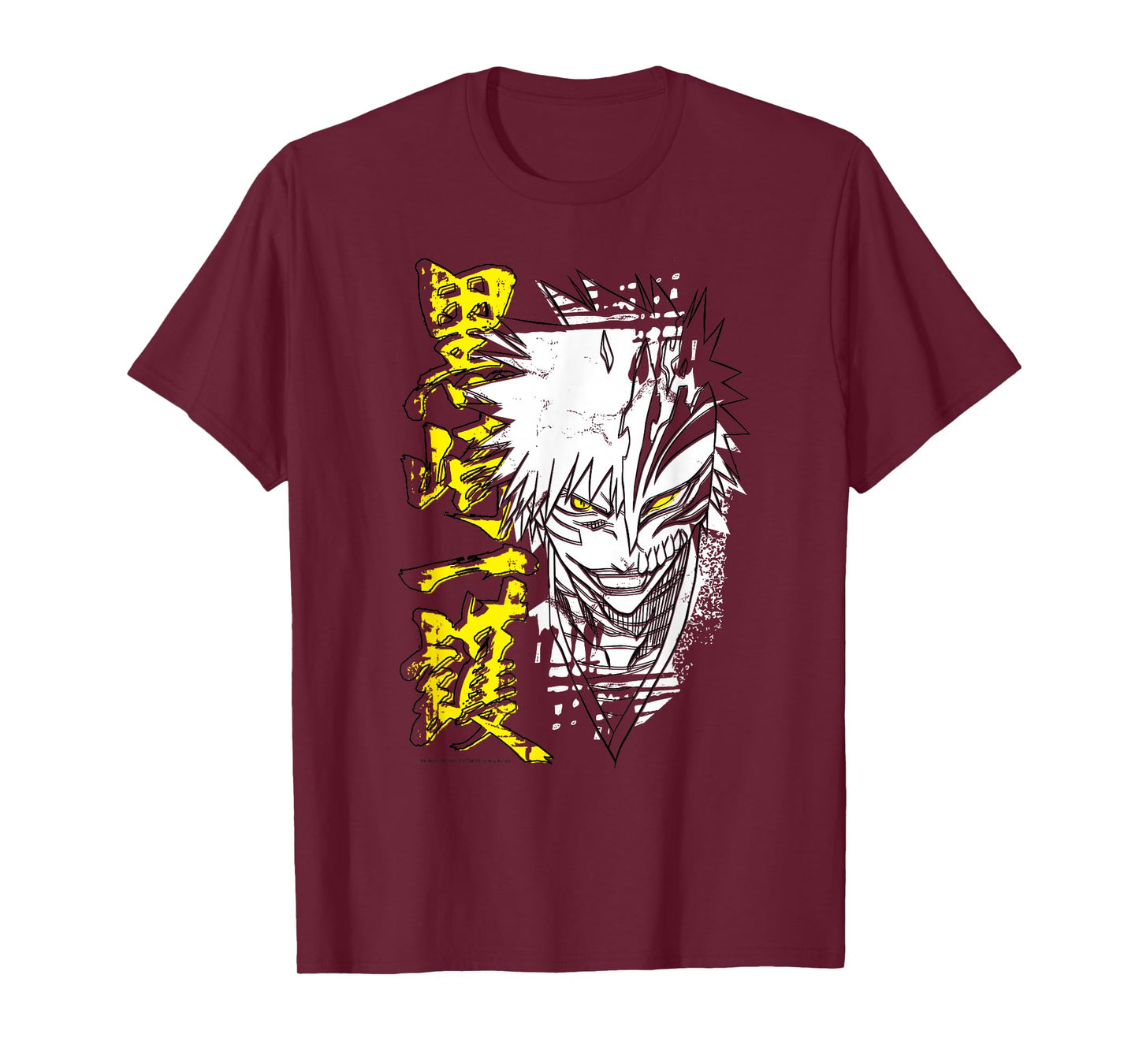 Bleach Ichigo Hollow Outline Sketch Anime T-Shirt