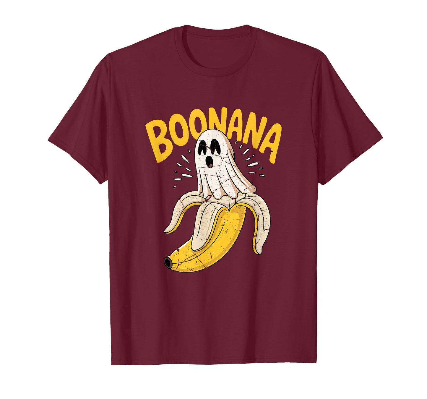 Boonana Banana Ghost Funny Halloween Shirt – Cute Spooky T-Shirt