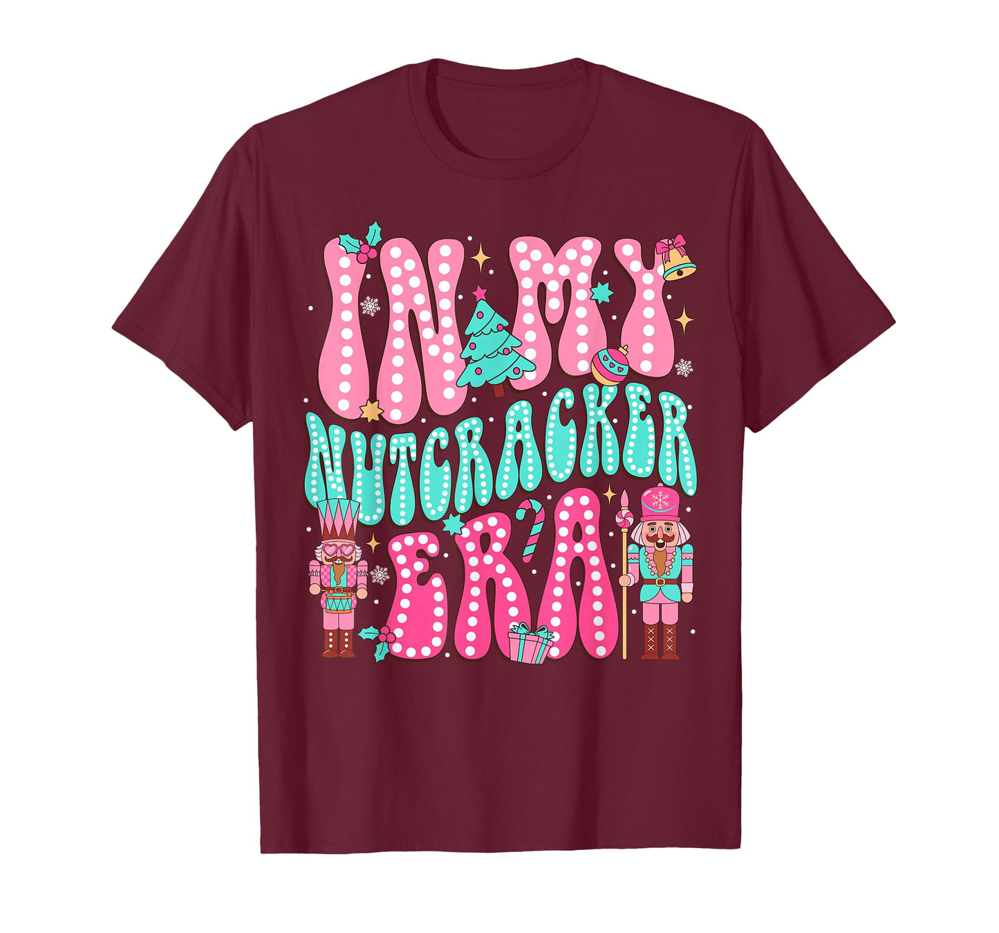 Pink Nutcracker Squad in My Nutcracker Era Pink Christmas T-Shirt