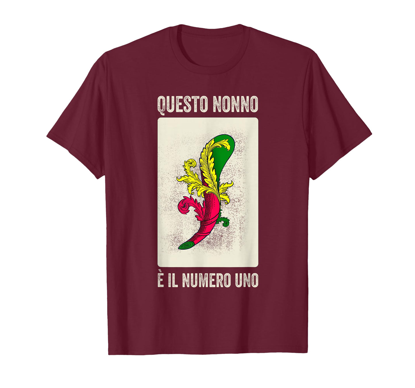 Grandpa Italian Nonno Scopa Game Scopa-Cards T-Shirt
