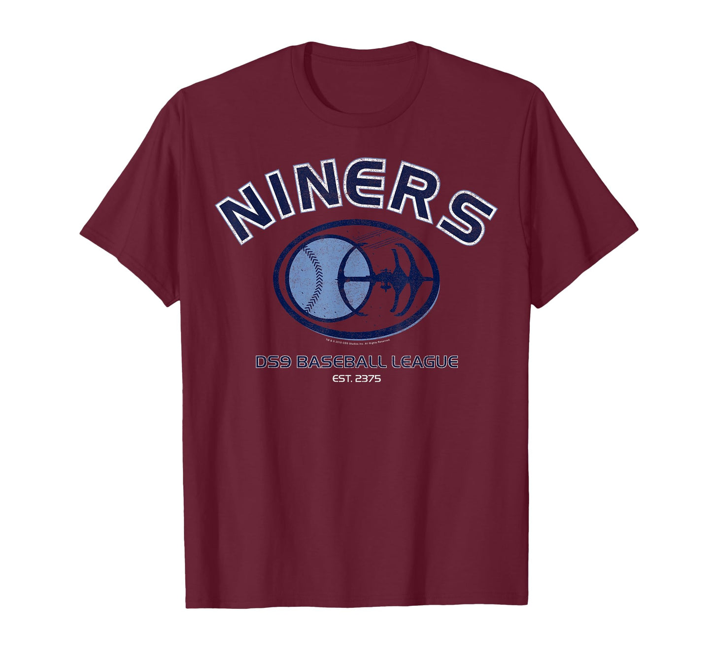Star Trek: Deep Space Nine Niners Baseball League Logo T-Shirt