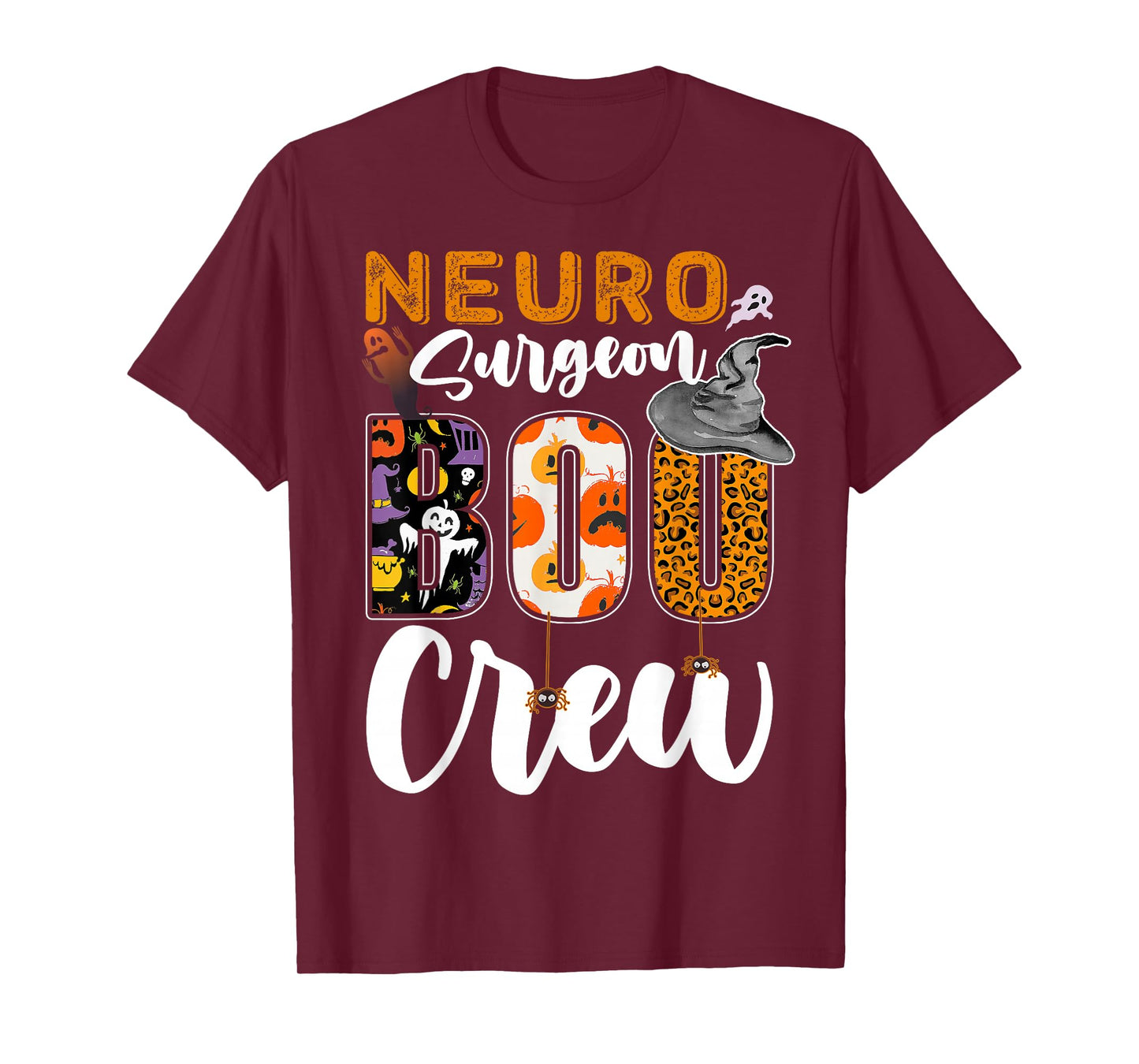 Neurosurgeon Boo Crew Halloween Matching Neurologist T-Shirt