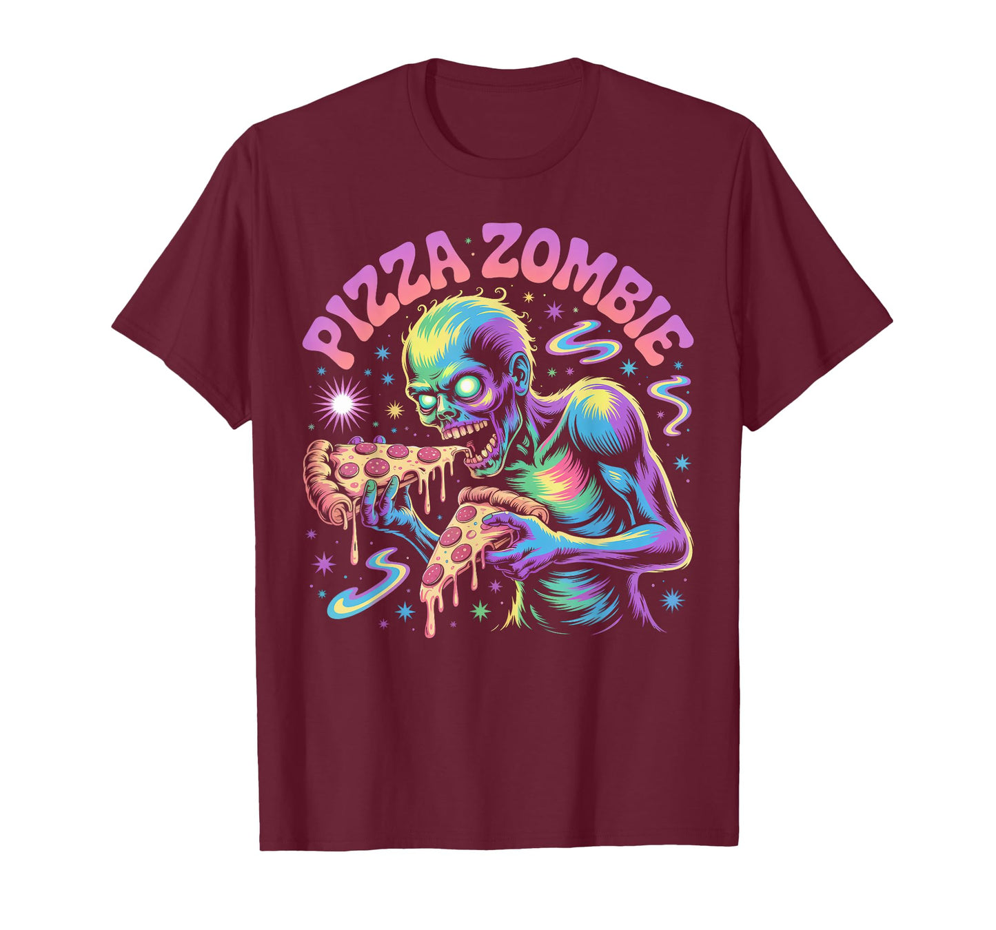 Pizza Zombie Funny Undead Pizza Delivery T-Shirt