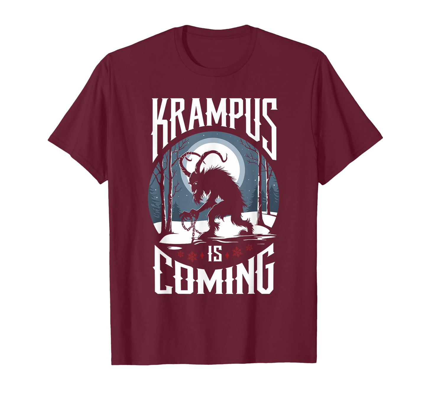 Krampusnacht Christmas Monster Krampus Lover Festive Horror T-Shirt