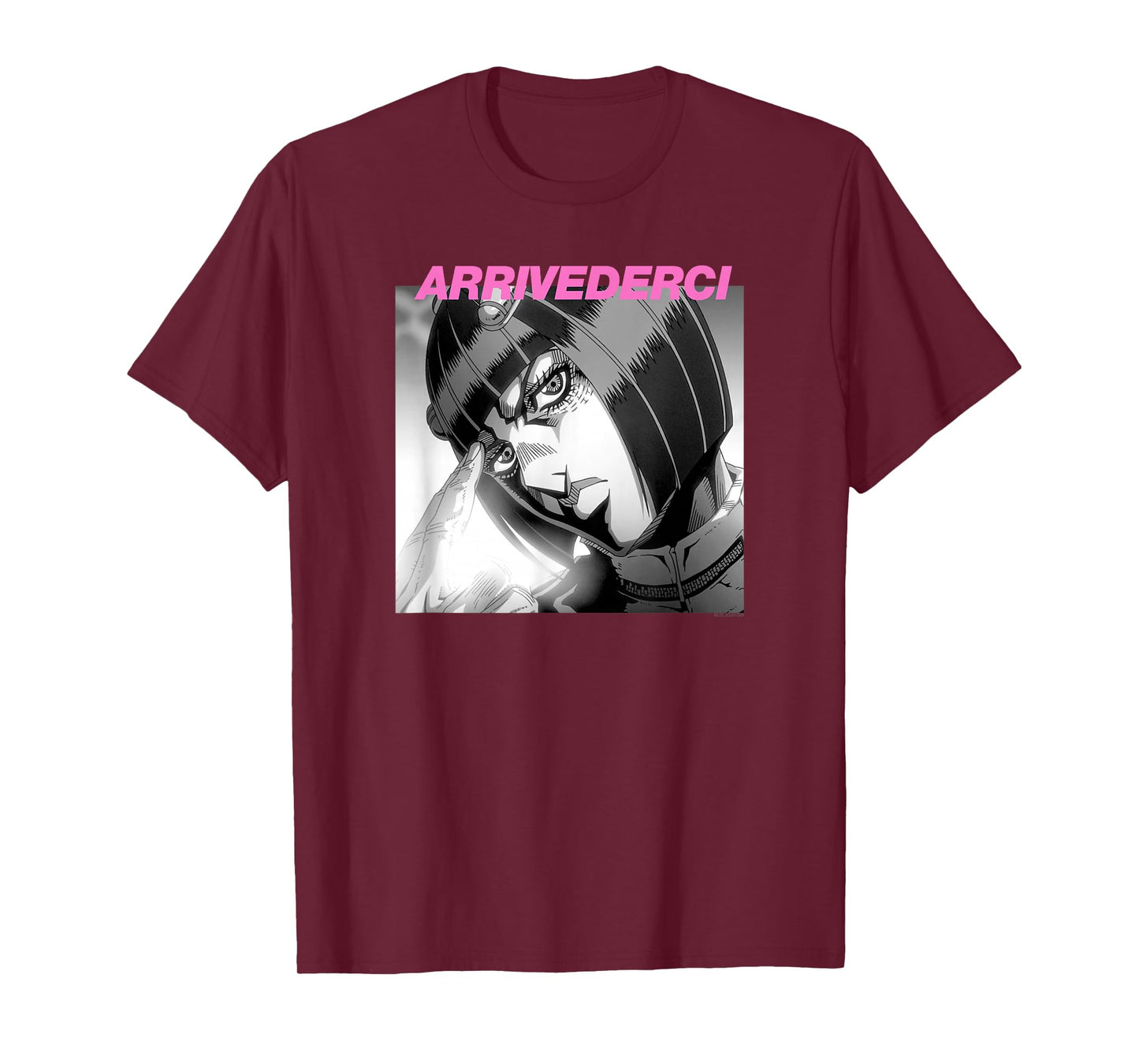 JoJo's Bizarre Adventure Part 5 Bruno Bucciarati Arrivederci T-Shirt
