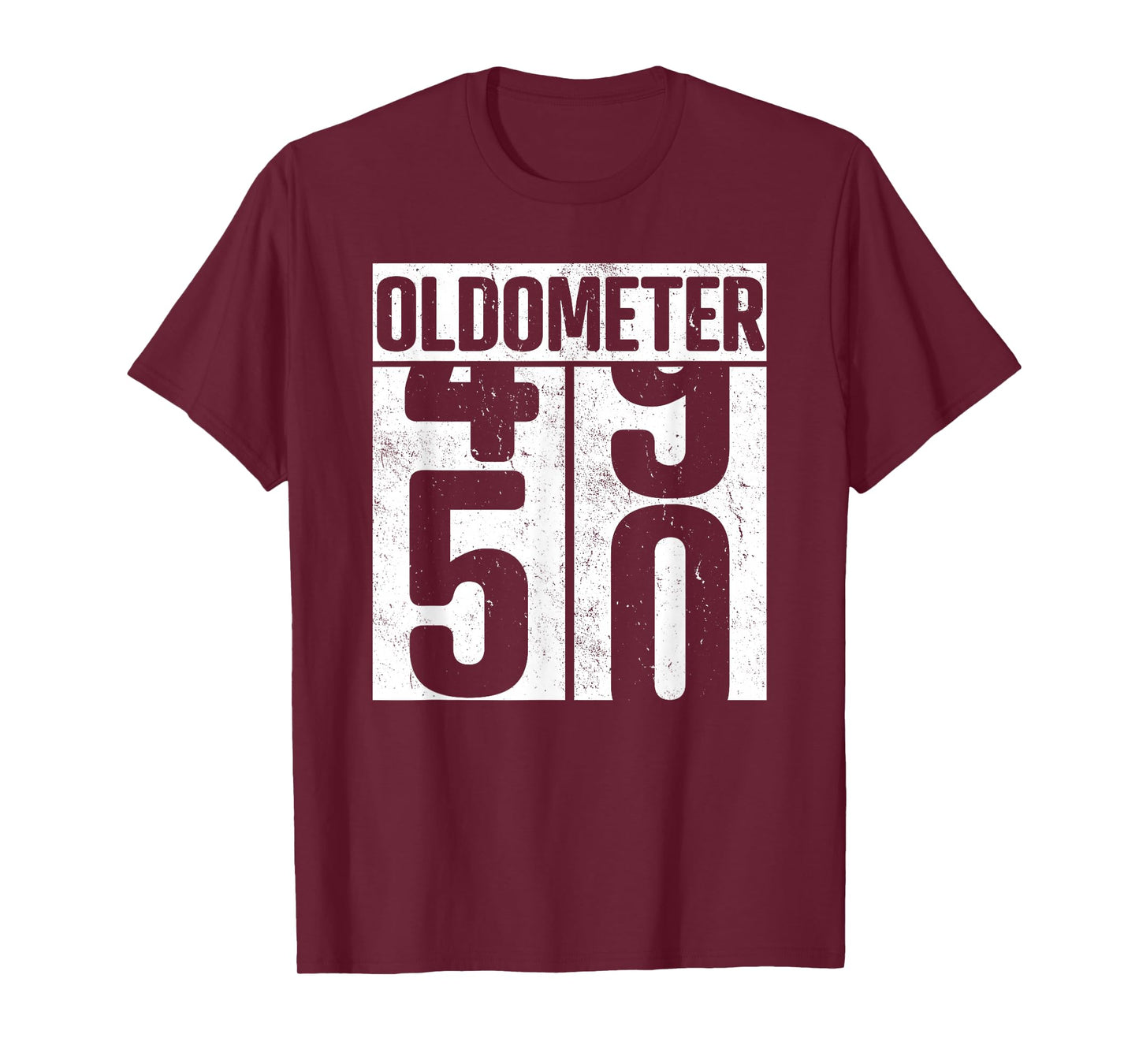 Oldometer 50 - 50th Birthday Oldometer T-Shirt