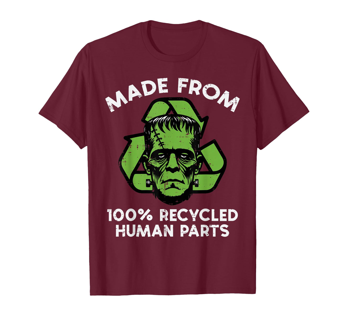 Halloween Frankenstein Recycled Parts Costume Men Women Kids T-Shirt