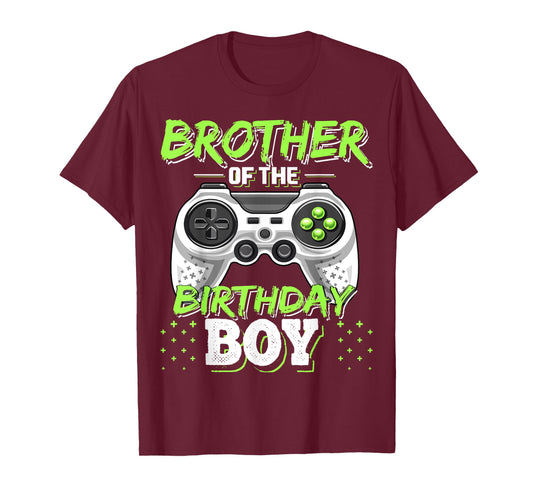 Brother of the Birthday Boy Matching Video Game Birthday T-Shirt