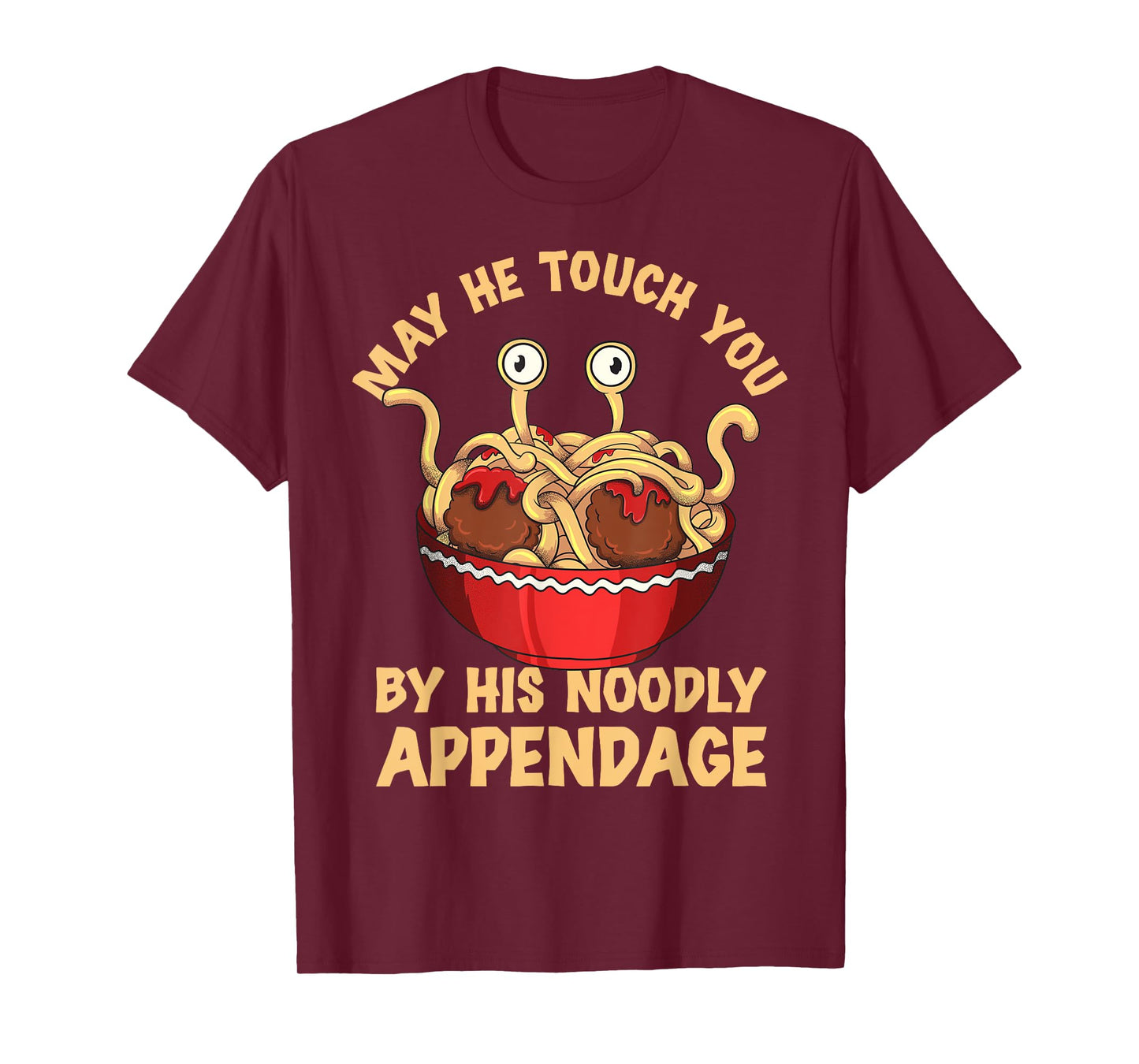 Flying Spaghetti Monster Pastafari Noodly Appendage T-Shirt
