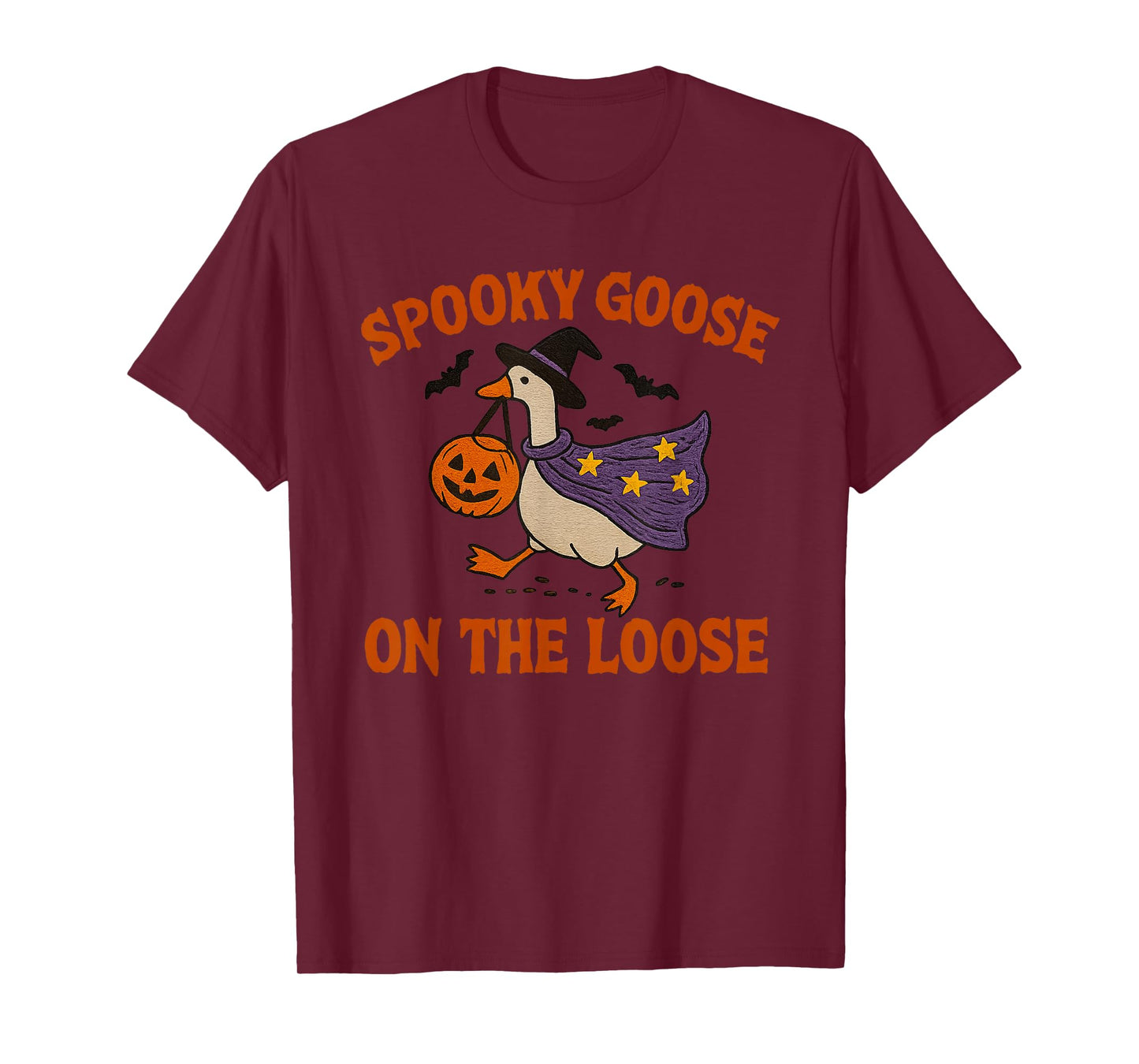 Spooky Goose on The Loose Halloween T-Shirt