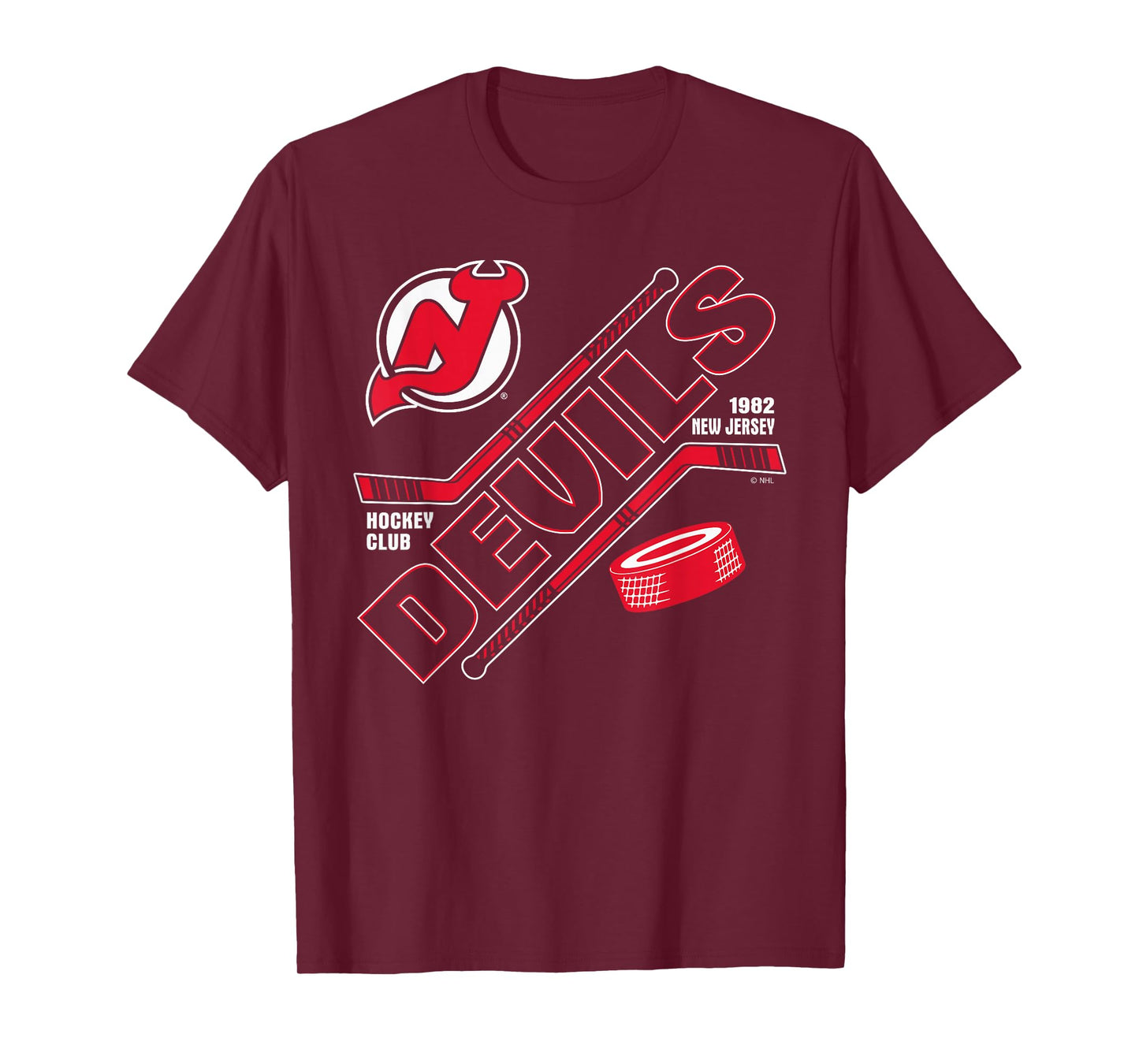 New Jersey Devils Force Black Officially Licensed T-Shirt