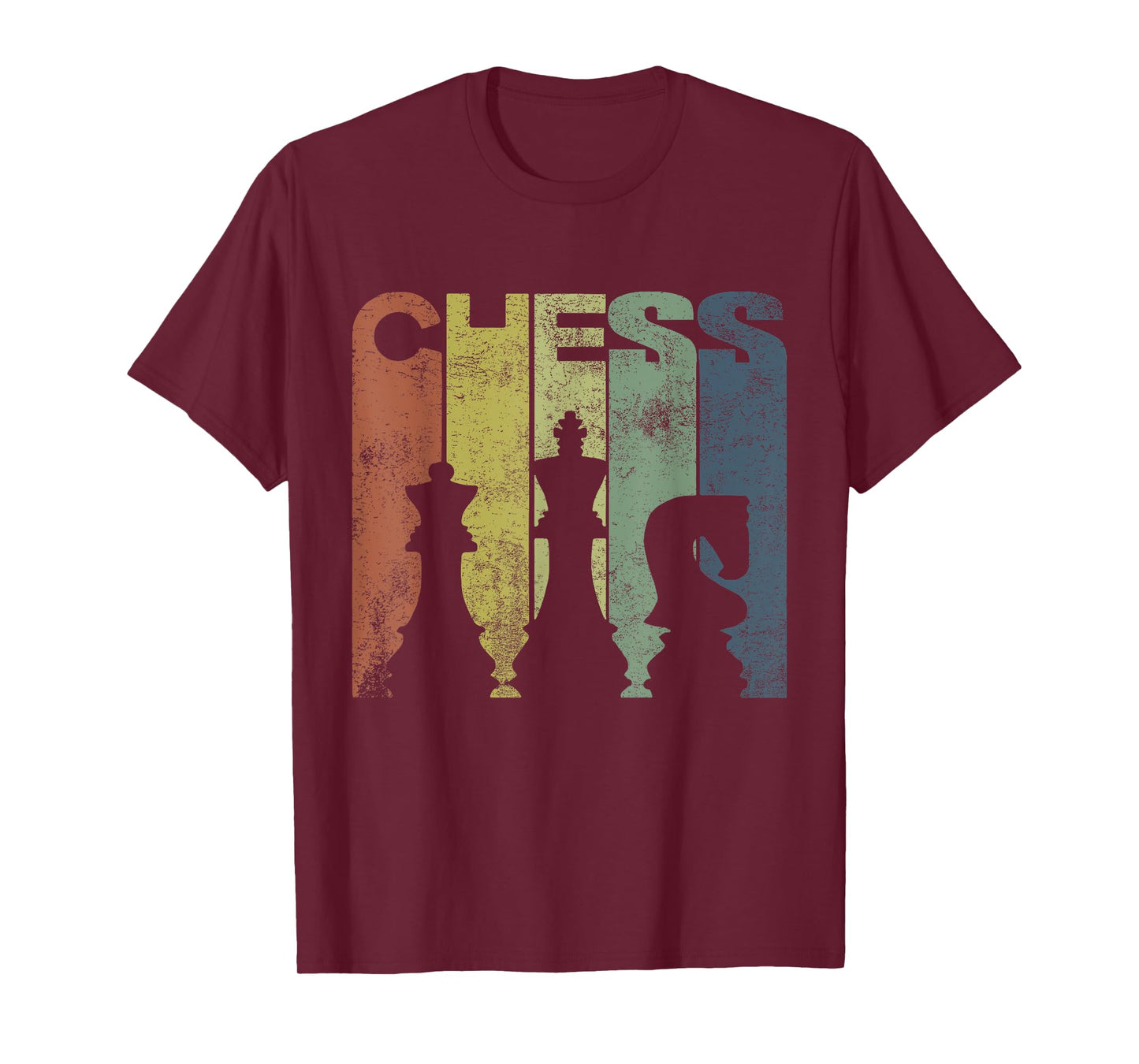 Retro Vintage Chess Birthday Gift Chess Player Kids Boy Girl T-Shirt