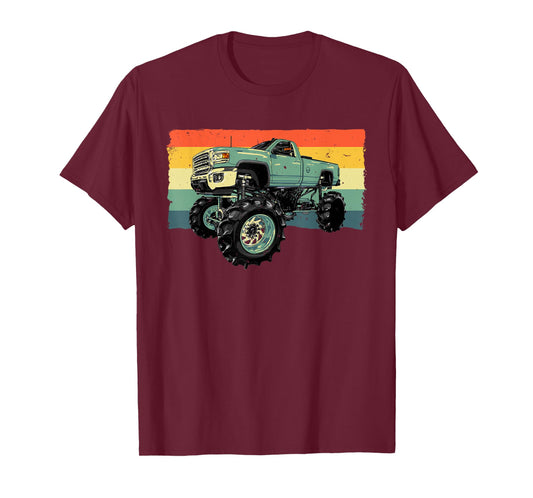 Cool Monster Truck For Men Women Toddler Big Monster Trucks T-Shirt