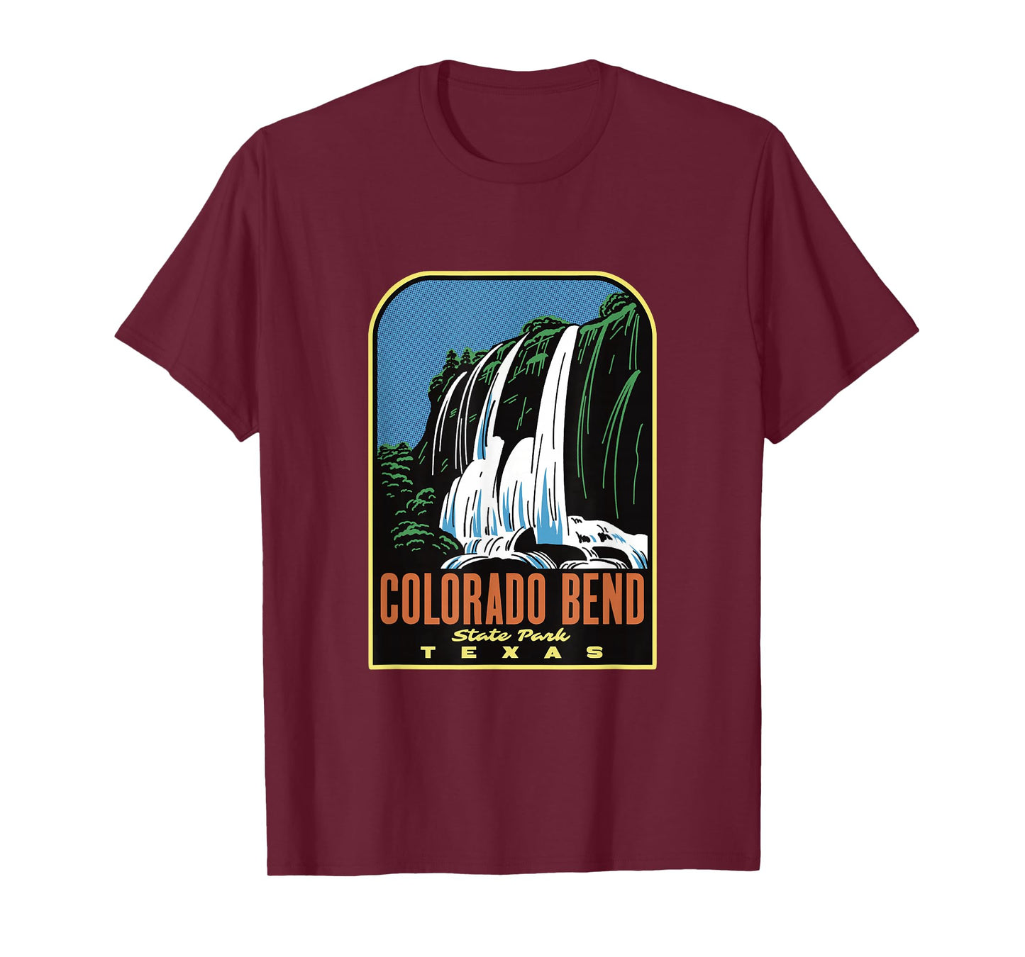 Colorado Bend State Park Texas Retro T-Shirt