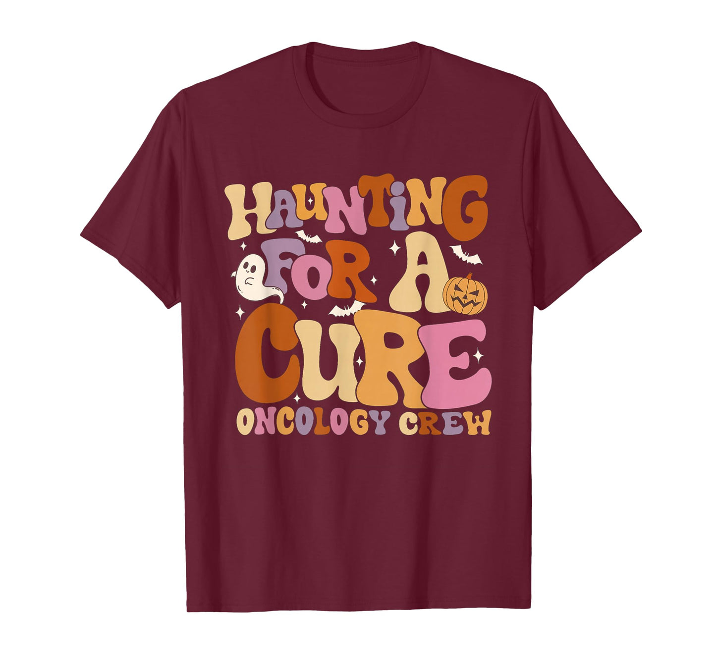 Haunting For A Cure Oncology Crew Halloween Pedi Onc Crew T-Shirt