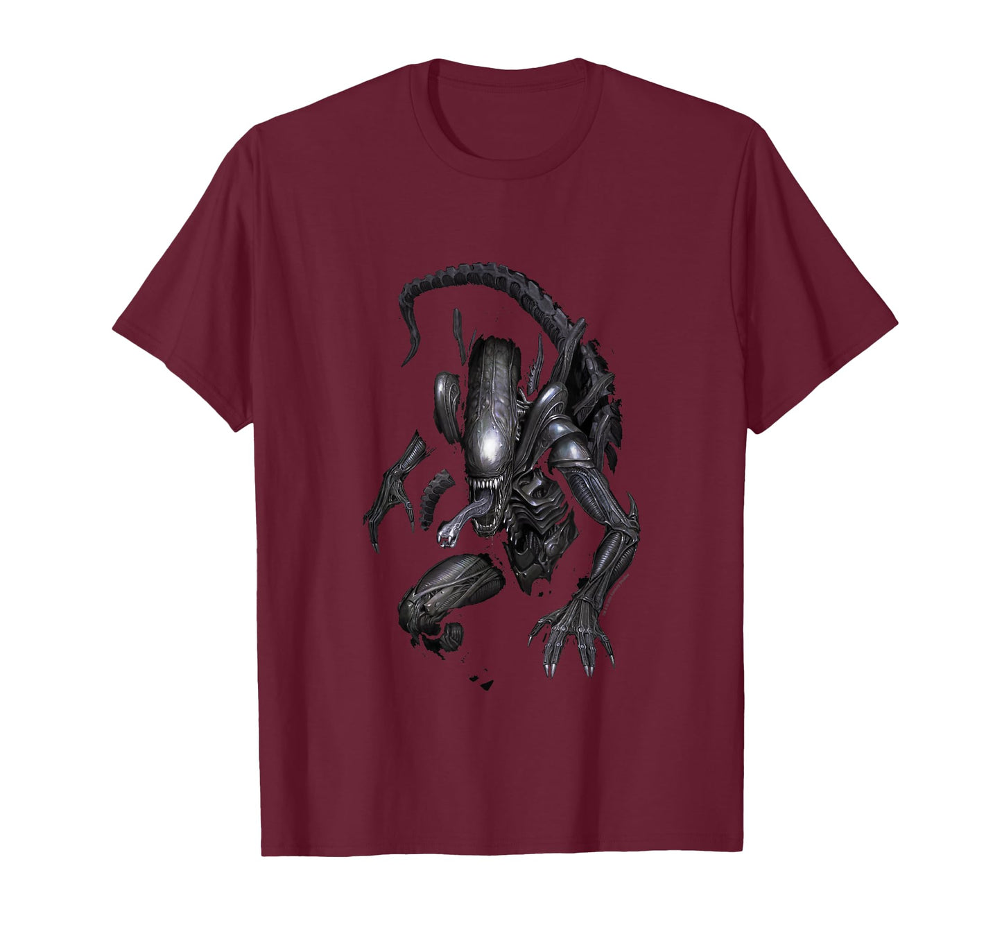 Aliens Iconic Dangerous Xenomorph In The Shadows Big Poster T-Shirt