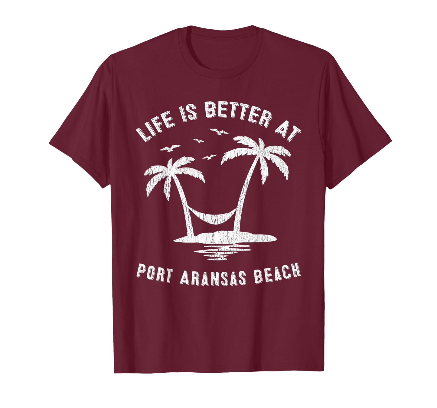 Port Aransas Family Vacation Vintage Texas Beach T-Shirt