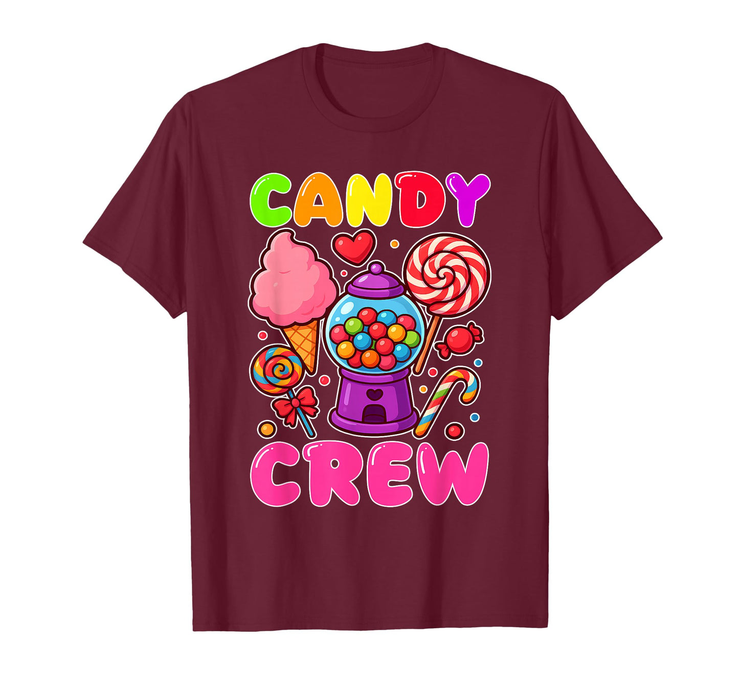 Candy Crew Candy Land Security Sweetie Candy Squad Kid Girls T-Shirt