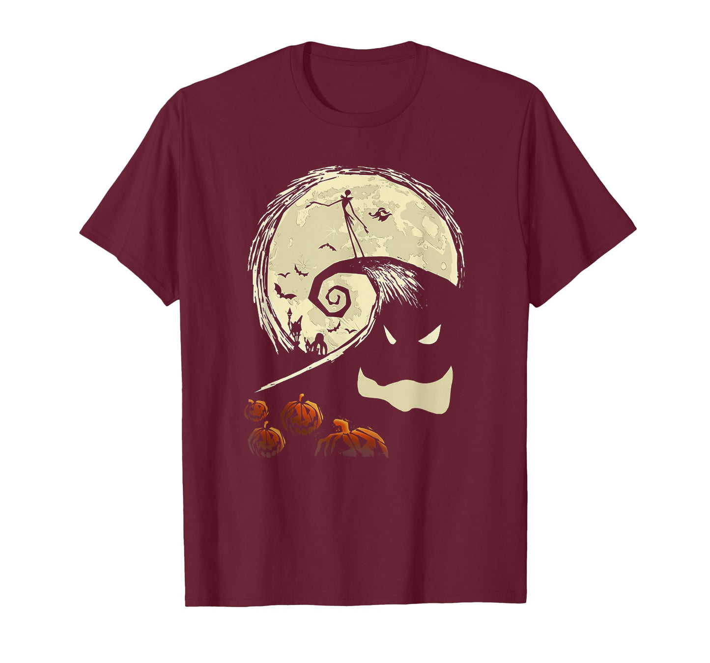 Disney The Nightmare Before Christmas Halloween Oogie Spiral T-Shirt