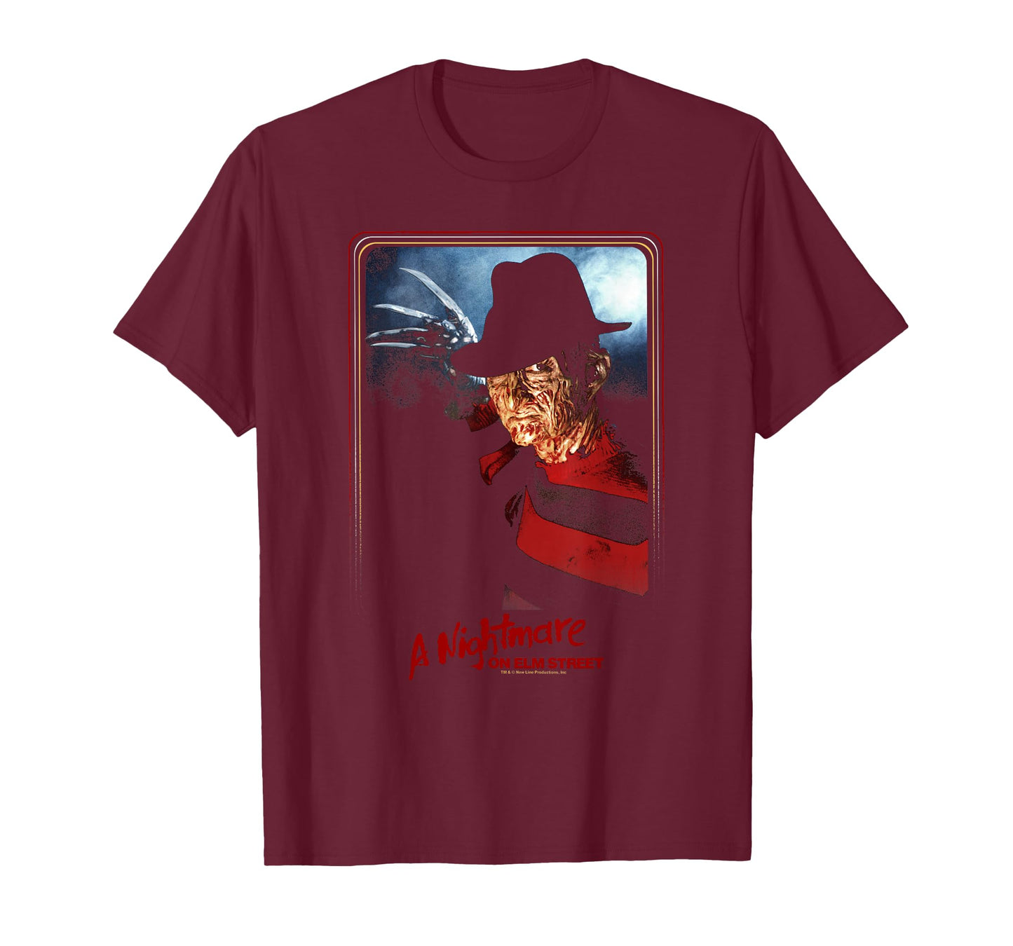 A Nightmare On Elm Street Freddy Kruger Poster T-Shirt