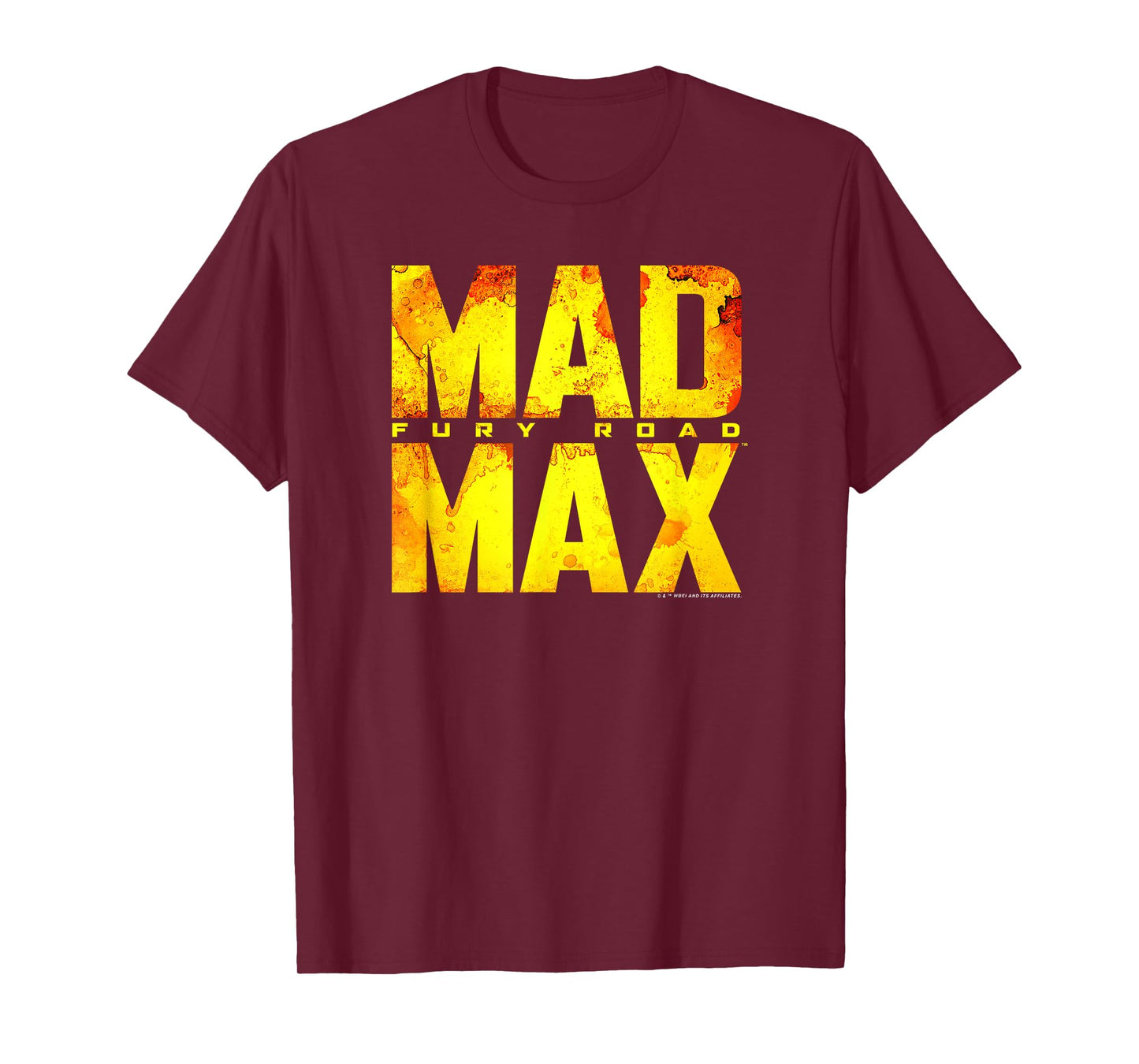 WB100 Mad Max Fury Road Bold Gold Stack Movie Logo T-Shirt