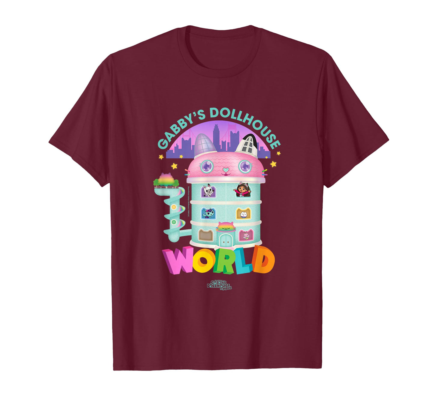 DreamWorks Gabby’s Dollhouse The Movie Tower of Fun T-Shirt