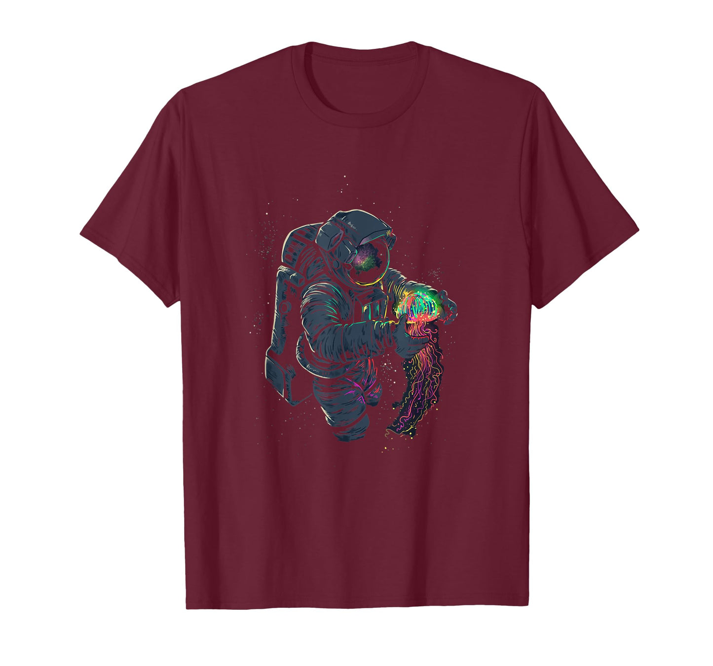 Astronaut jellyfish space universe galaxy moon T-Shirt