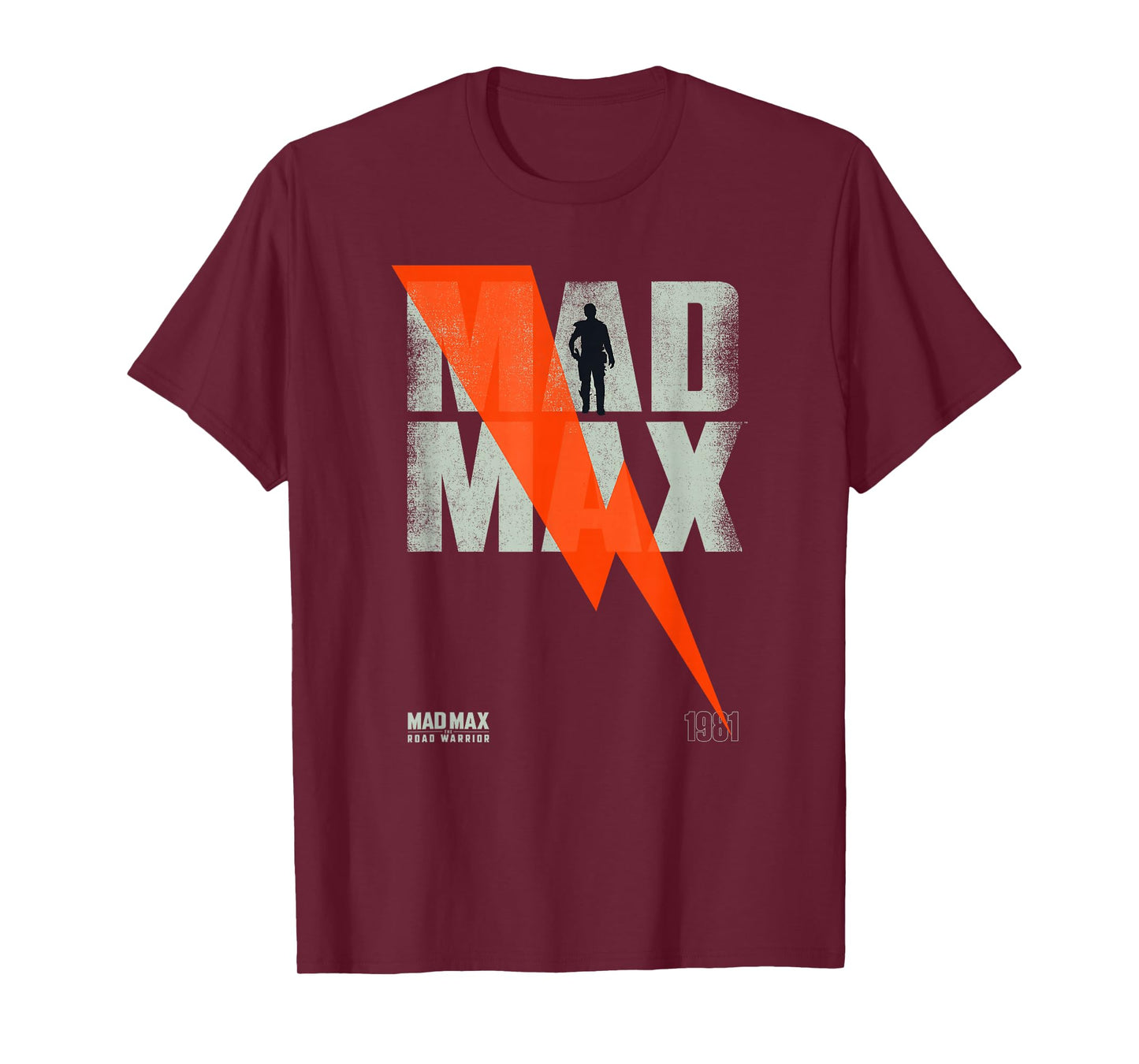 WB100 Mad Max The Road Warrior 1981 Vintage Lightning Poster T-Shirt