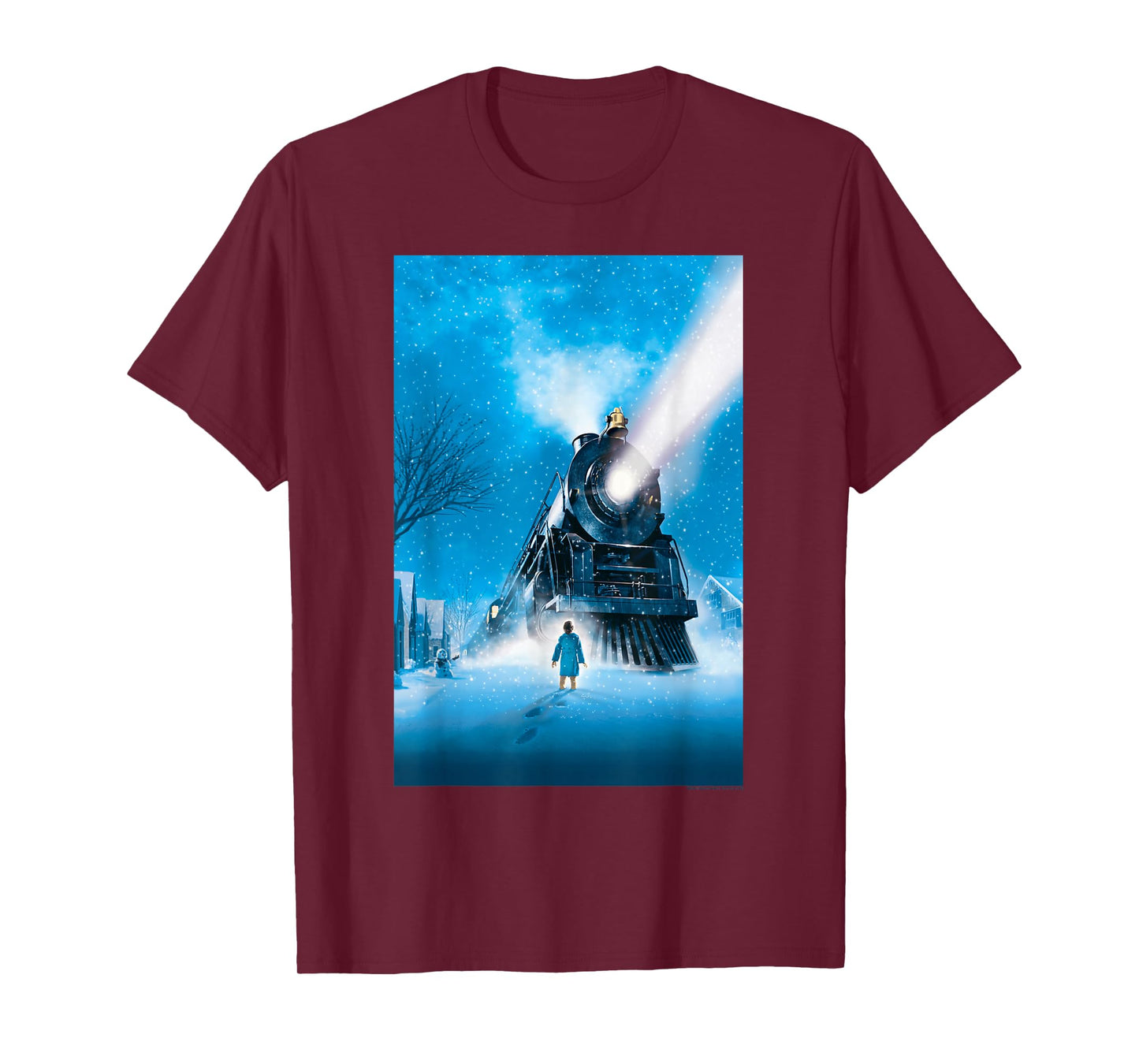 The Polar Express Train Poster T-Shirt