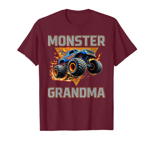 Monster Truck Grandma Family Matching Monster Truck Lovers T-Shirt